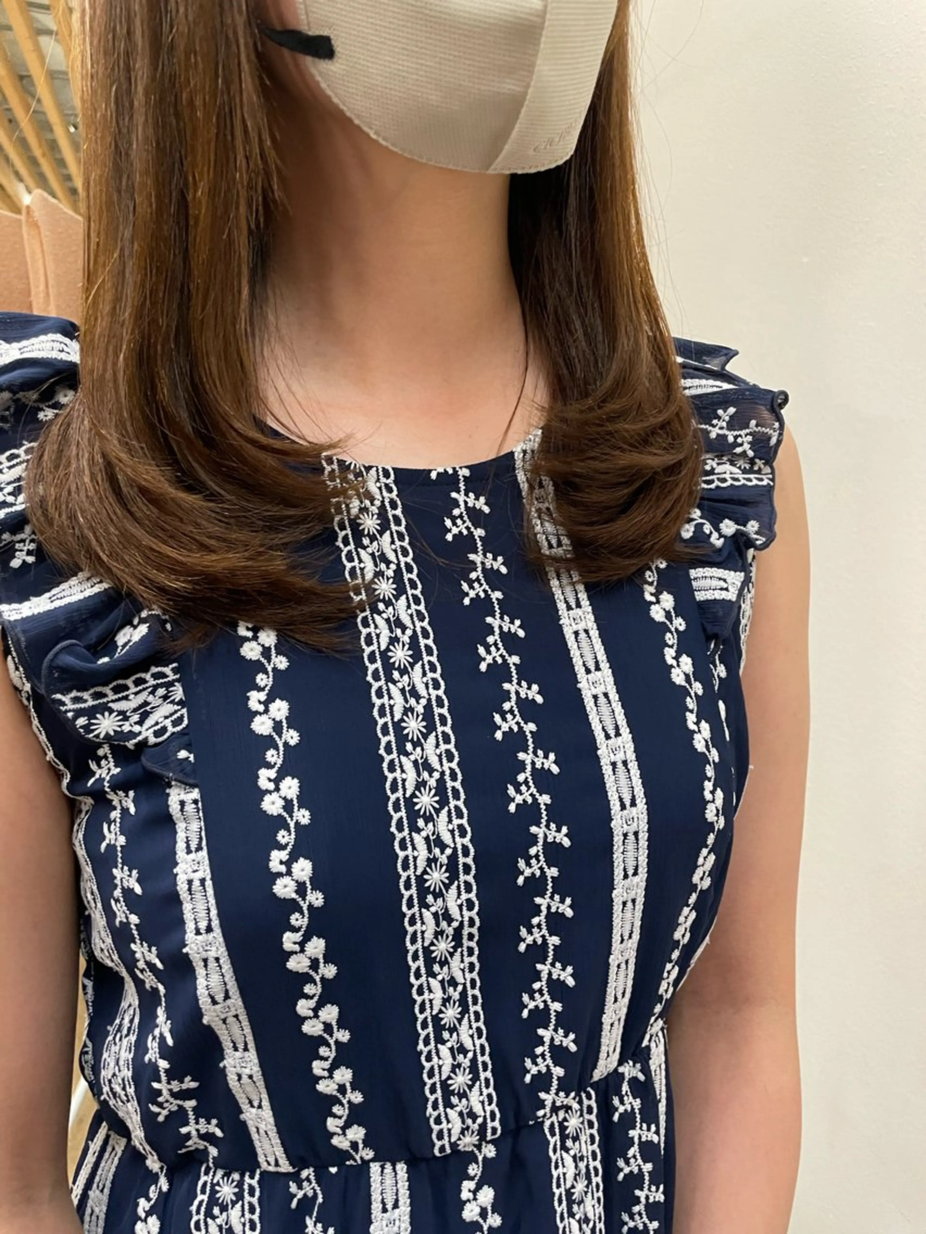 セミロング 岡本 拡夢のヘアスタイル