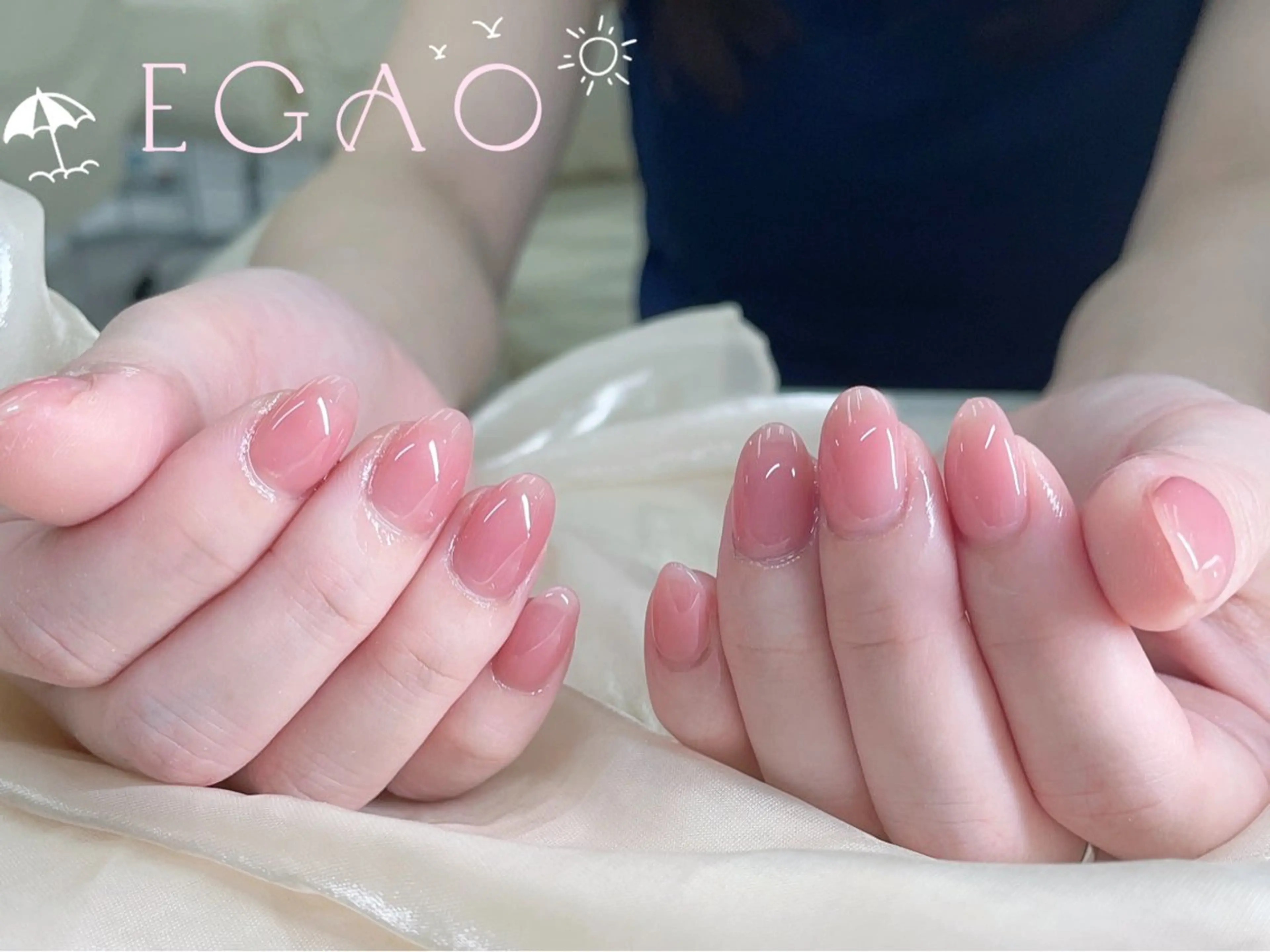 ネイル アートネイル フットネイル フレンチネイル ジェルネイル グラデーション ハンドネイル Egao Nail錦糸町店のネイルデザイン