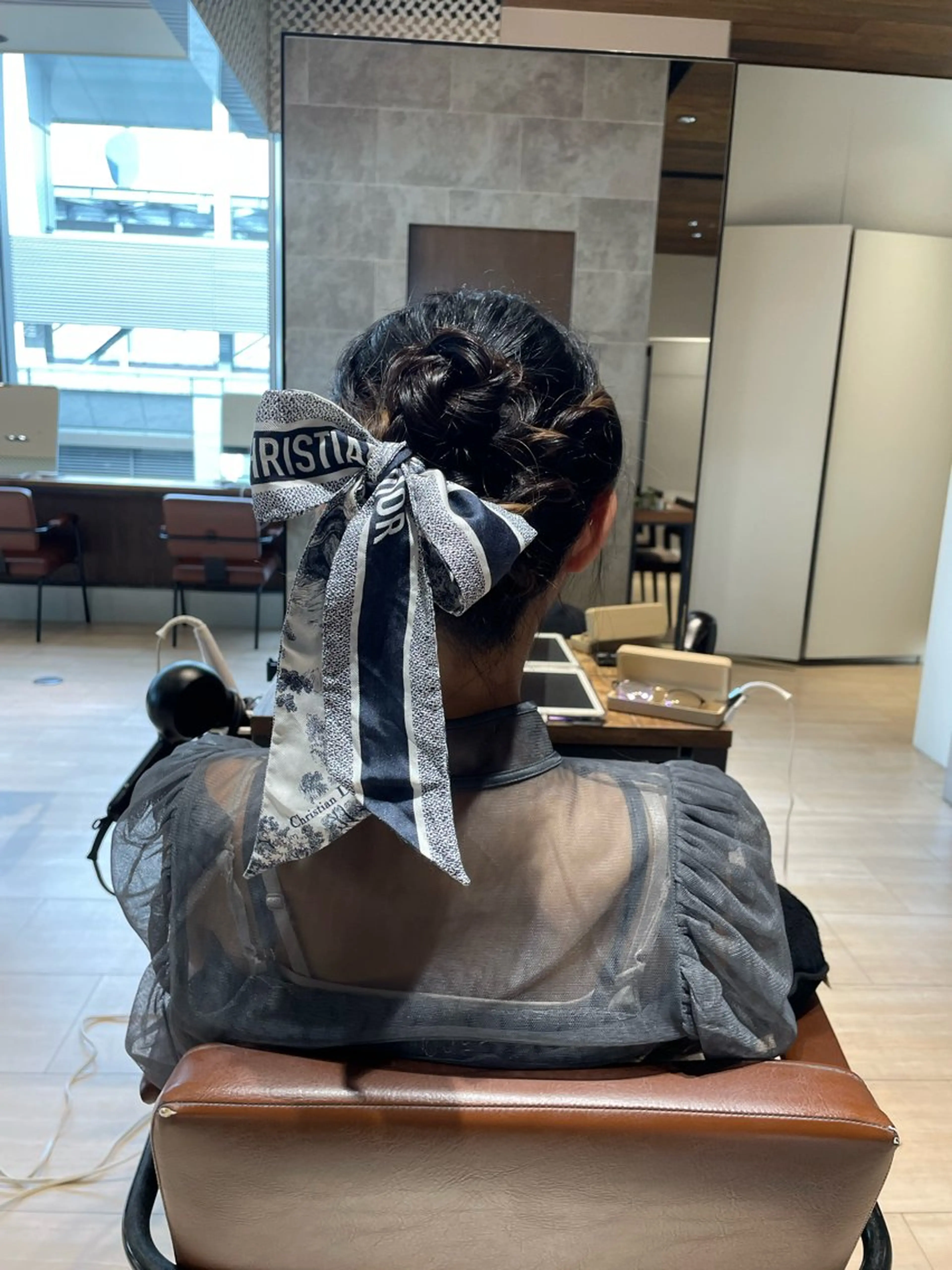 ヘアアレンジ ヘアセット レイヤーカット/ アレンジ/うみのヘアスタイル