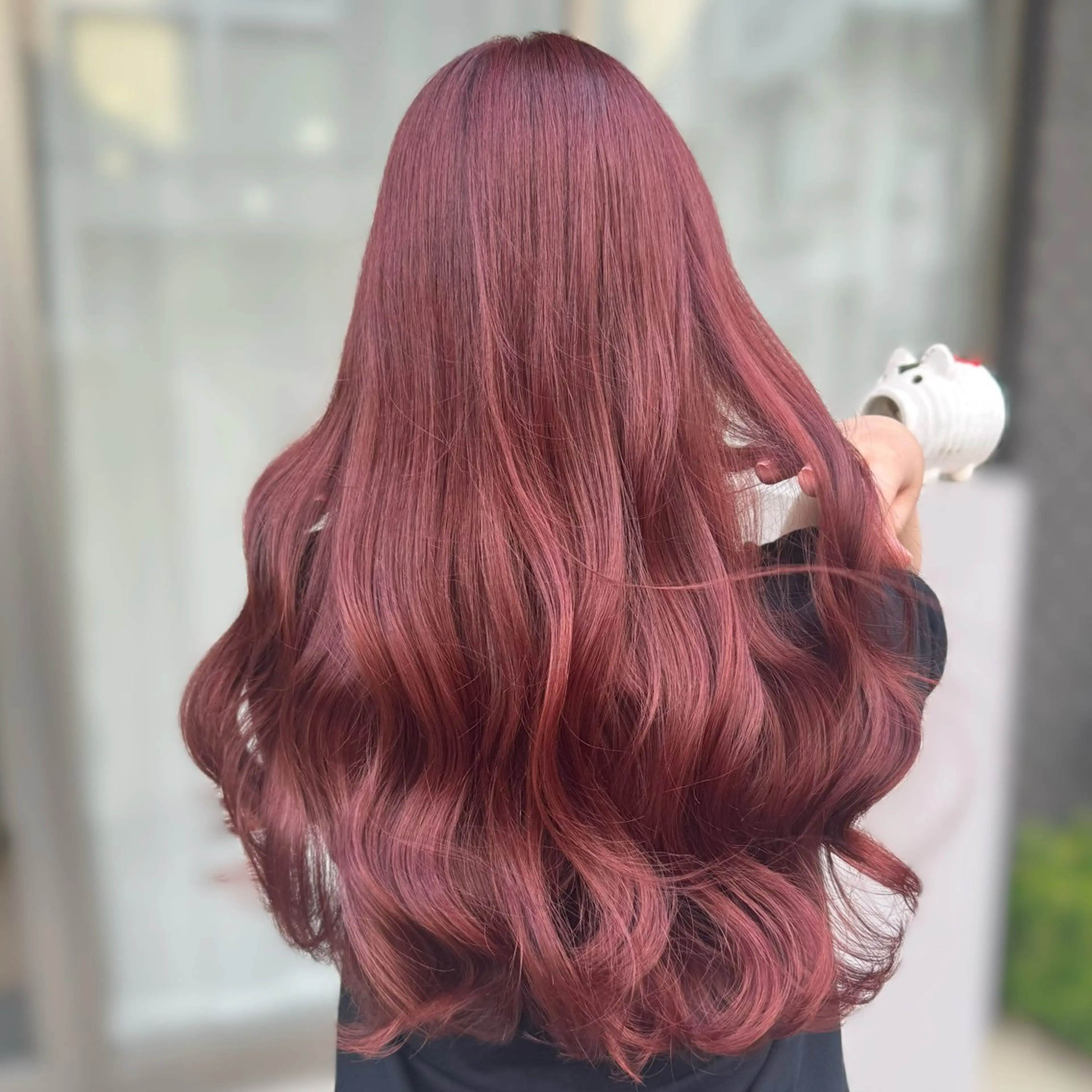 ロング カラー カット ヘアカラー トリートメント ブリーチなしカラー kana🐱のヘアスタイル