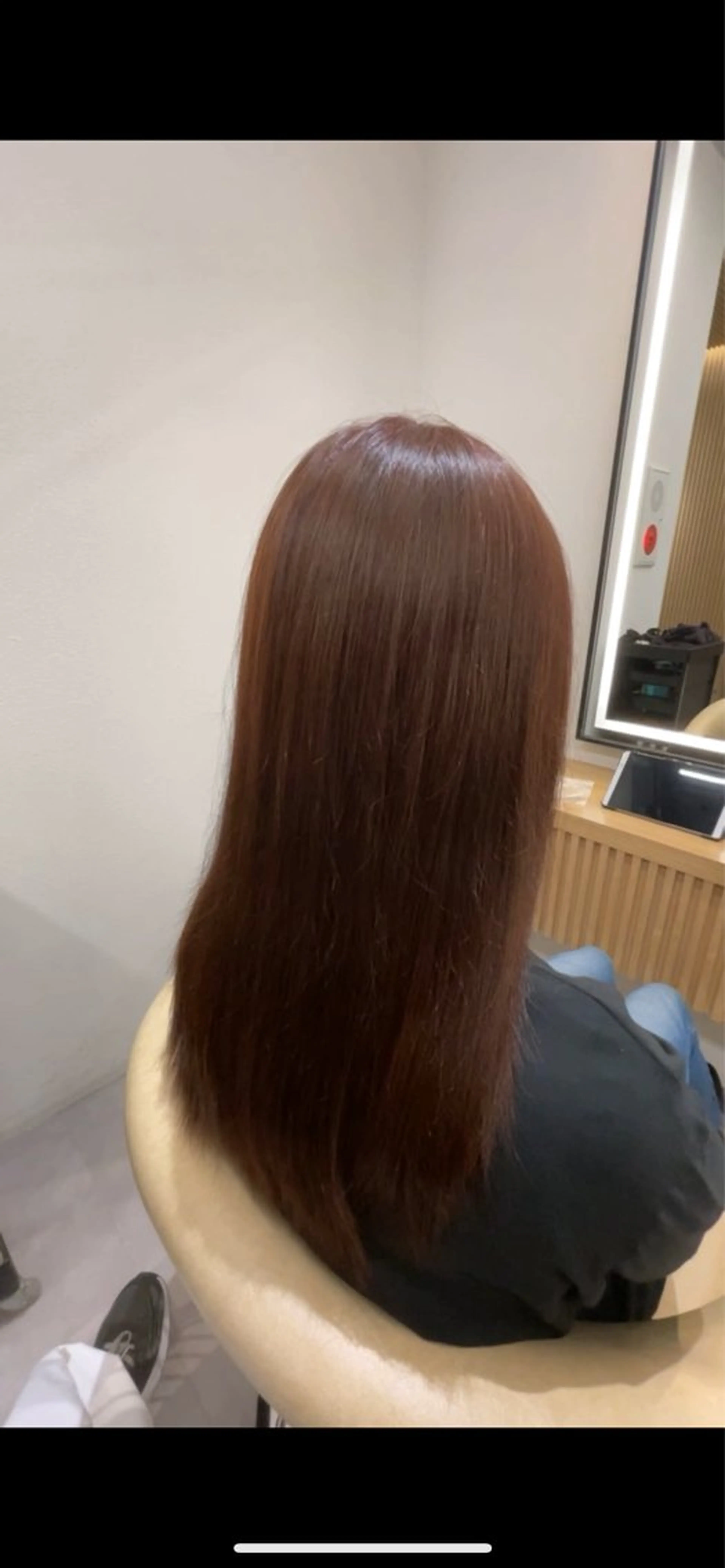 ロング カラー ブリーチ ブリーチなしカラー レッドカラー ♥️似合わせボブ/ 縮毛矯正/大和田拓夢のヘアスタイル