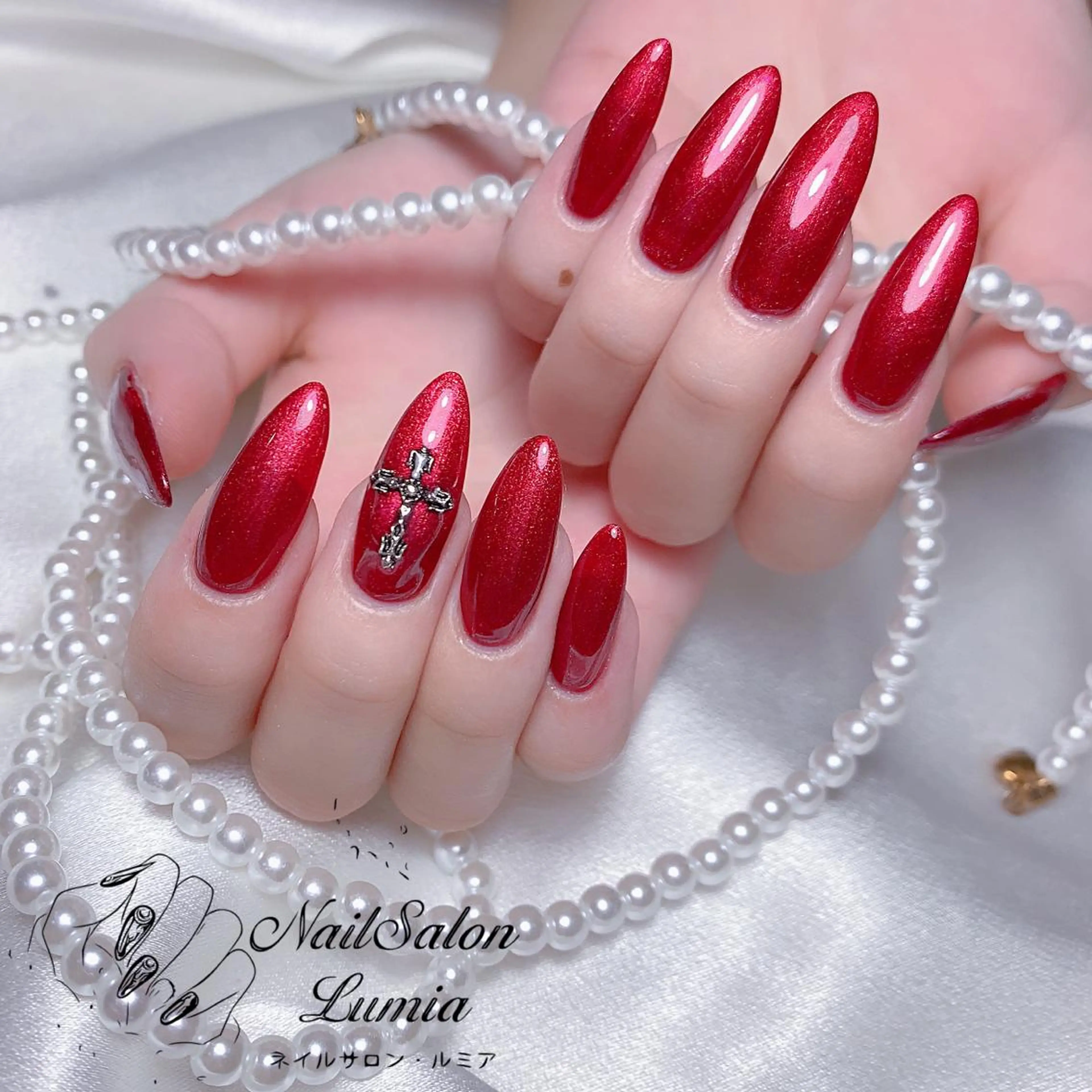 ネイル ハンドネイル ネイルサロン ルミア Lumia 店長のネイルデザイン