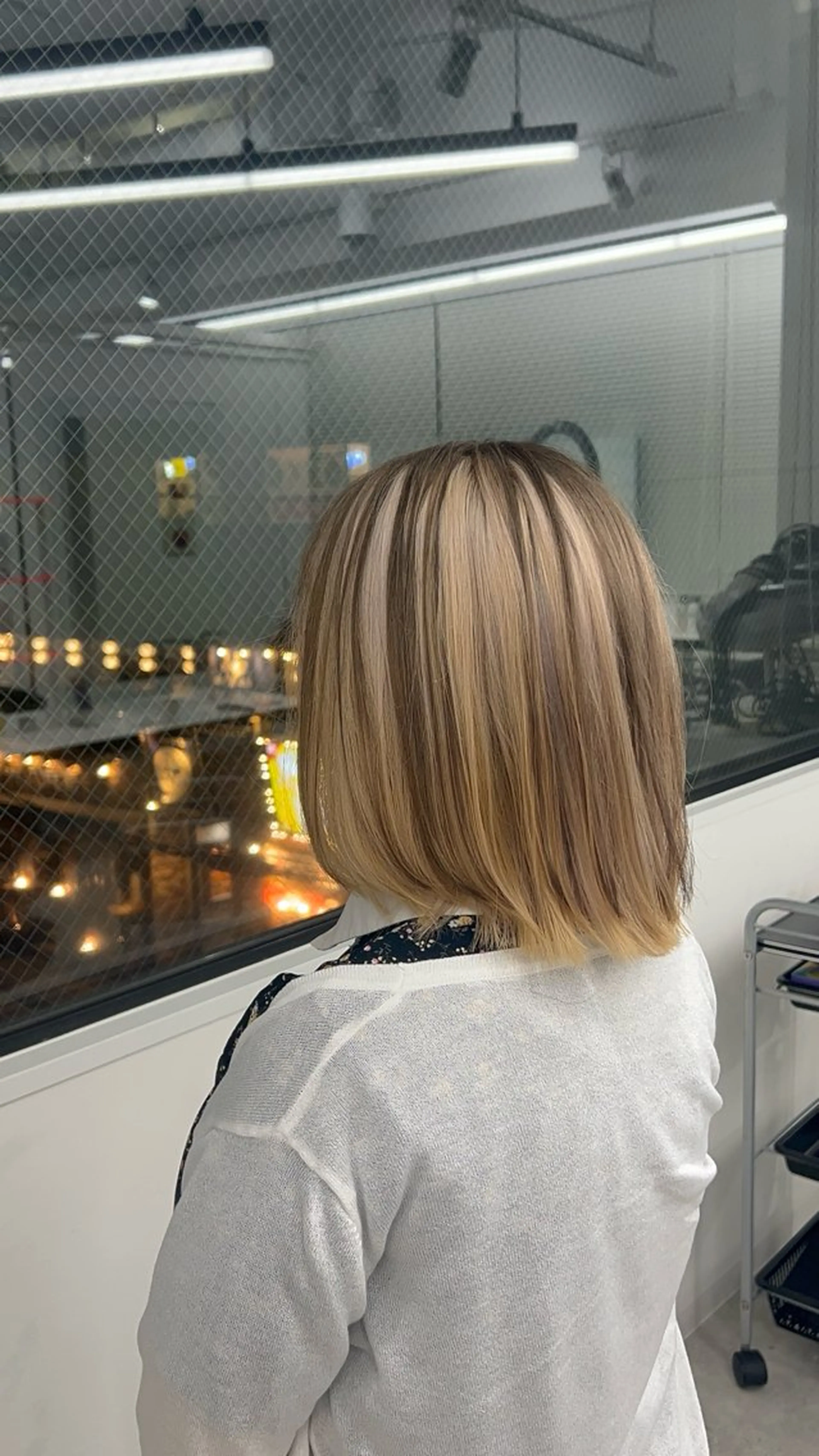 ロング カラー ヘアカラー 履歴修正屋さん／ ブロンド／ホワイトのヘアスタイル