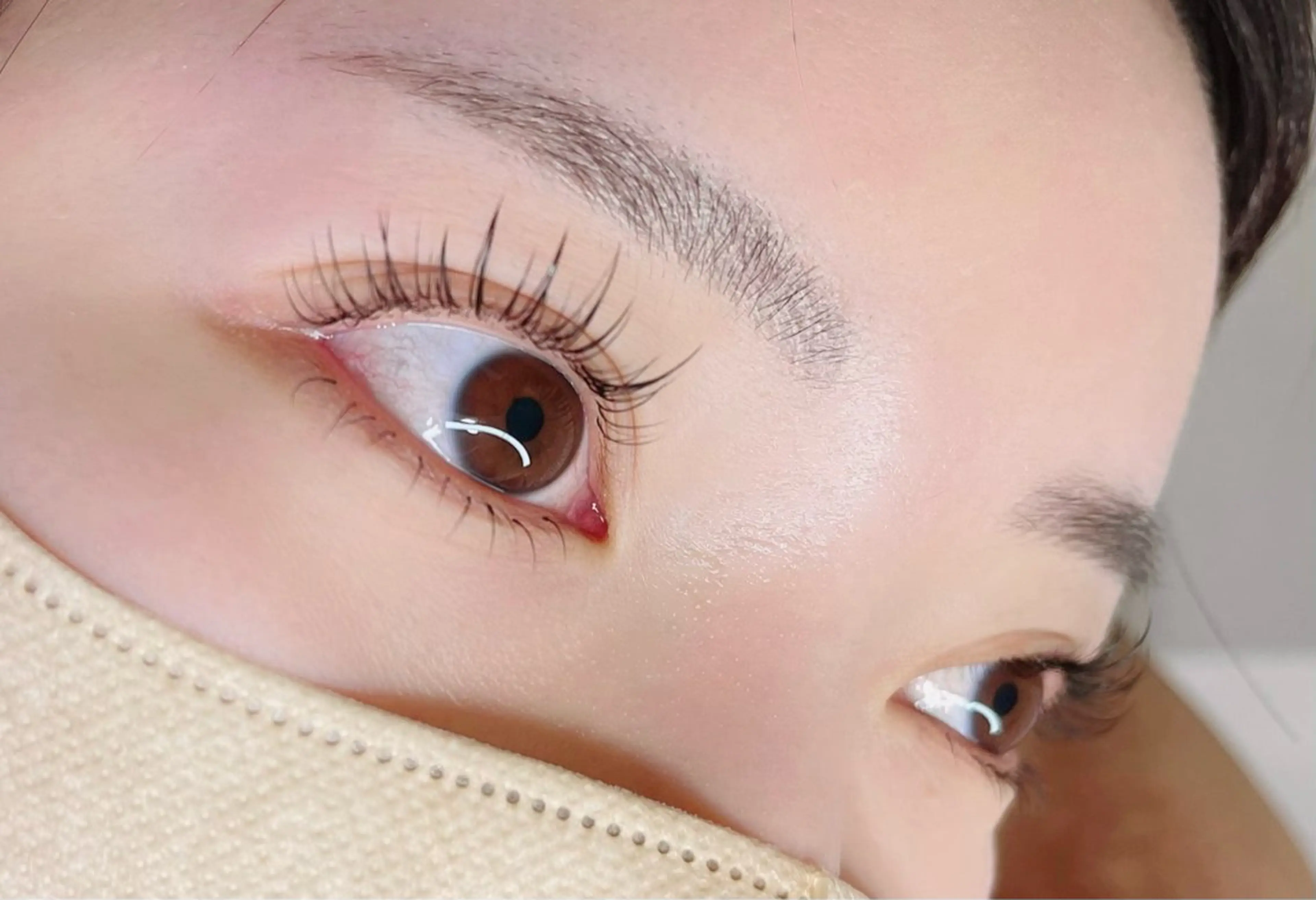 マツエク・マツパ フラットラッシュ パリジェンヌラッシュリフト まつげパーマ 一重×まつ毛パーマ ボリュームラッシュ マツエク Charme 五反田・不動前・目黒のマツエク・マツパデザイン