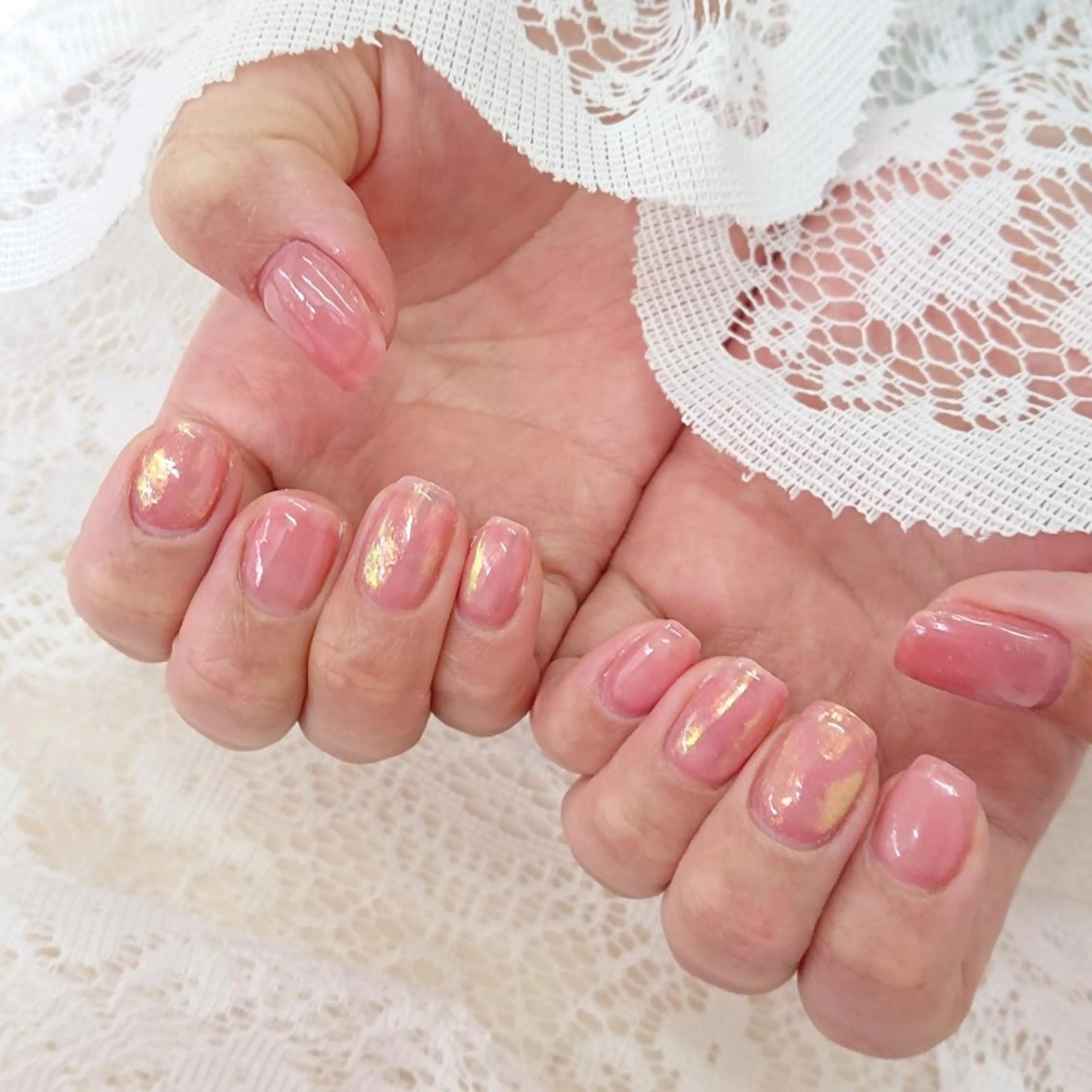 ネイル ミラーネイル ニュアンスネイル ワンカラーネイル トミーワイネイル所属・トミー ワイのネイルデザイン