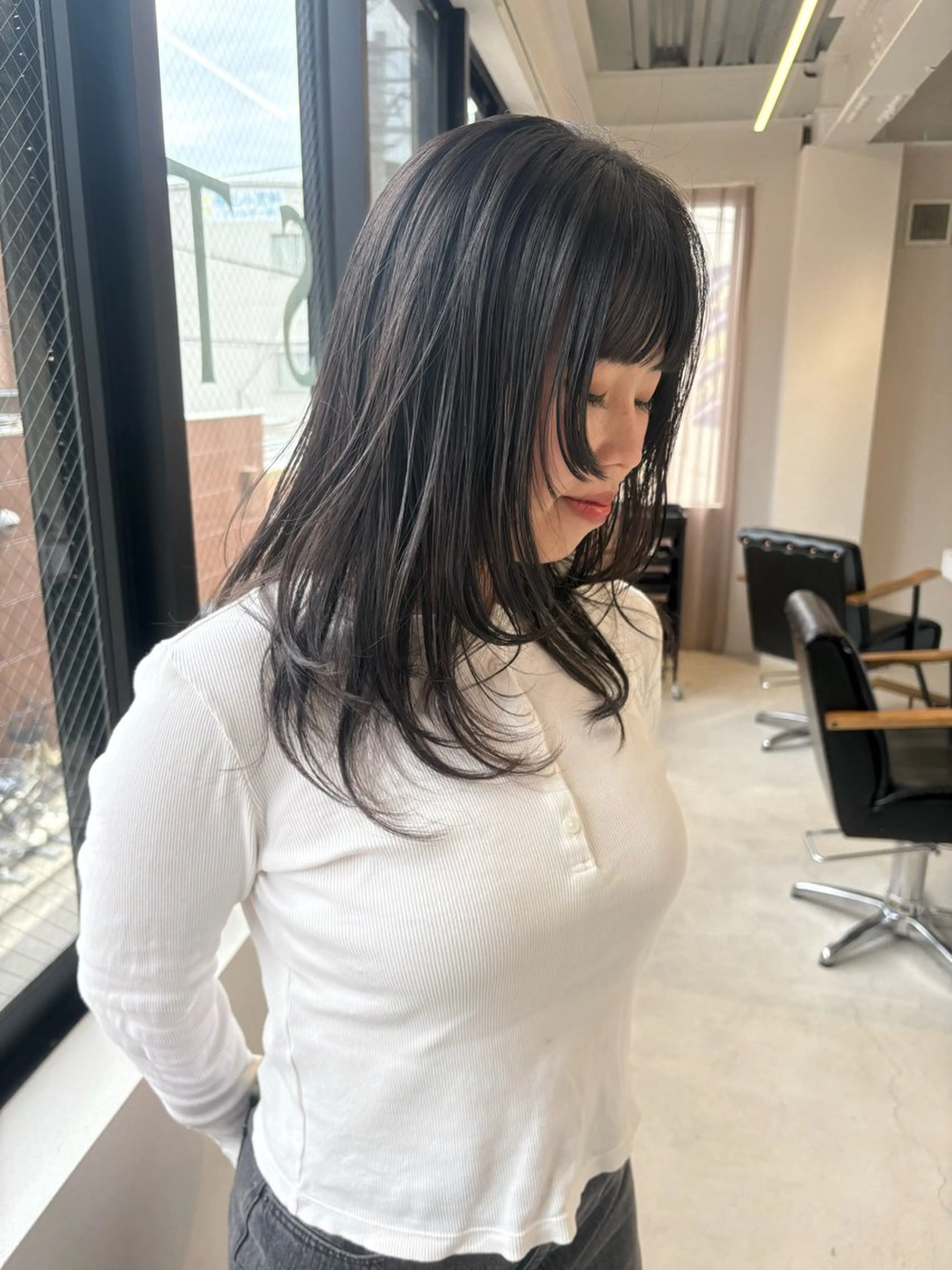 ロング カット 堺 鳳 ママ美容師 yukariのヘアスタイル