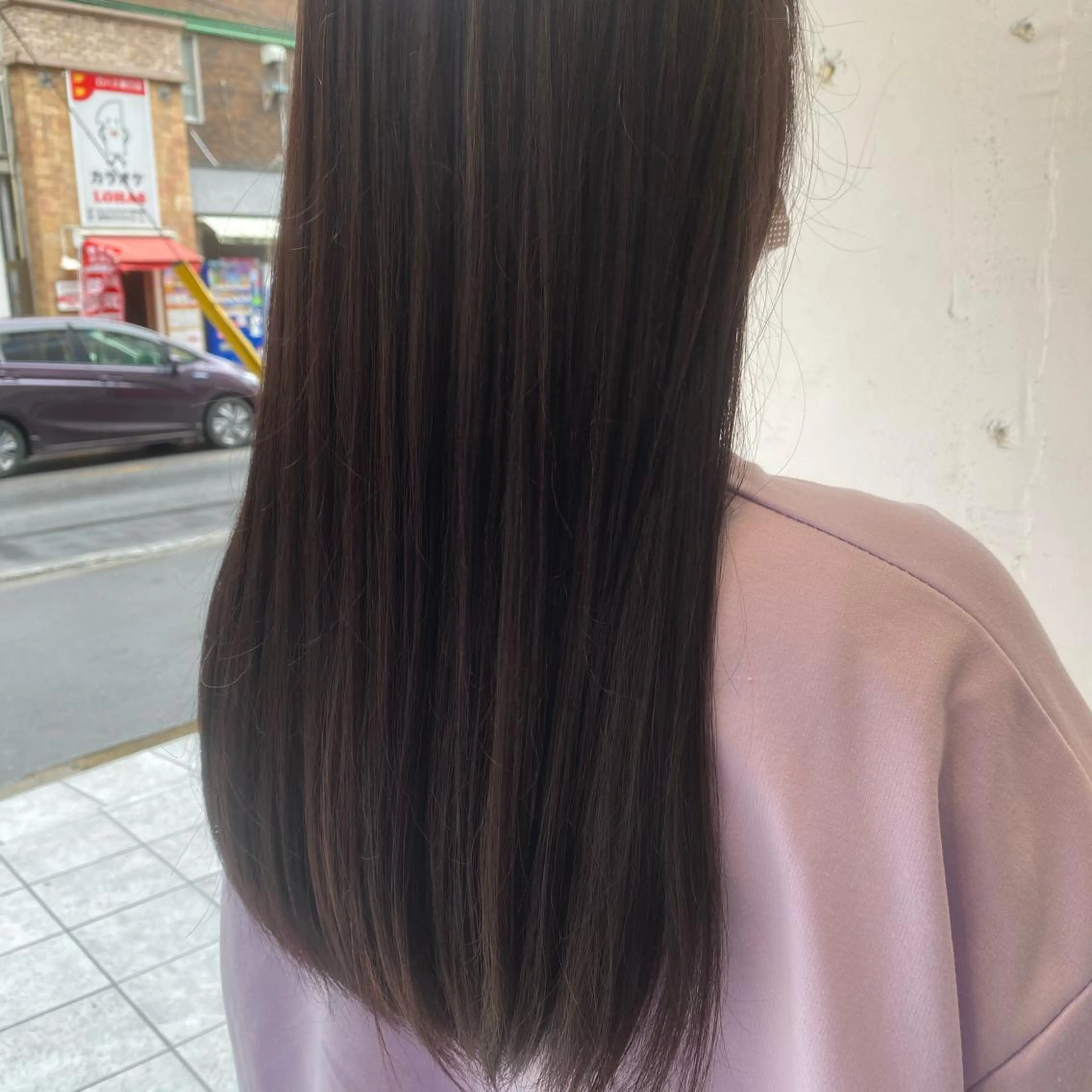 ロング カラー ブラウンカラー 💚 nao💚のヘアスタイル