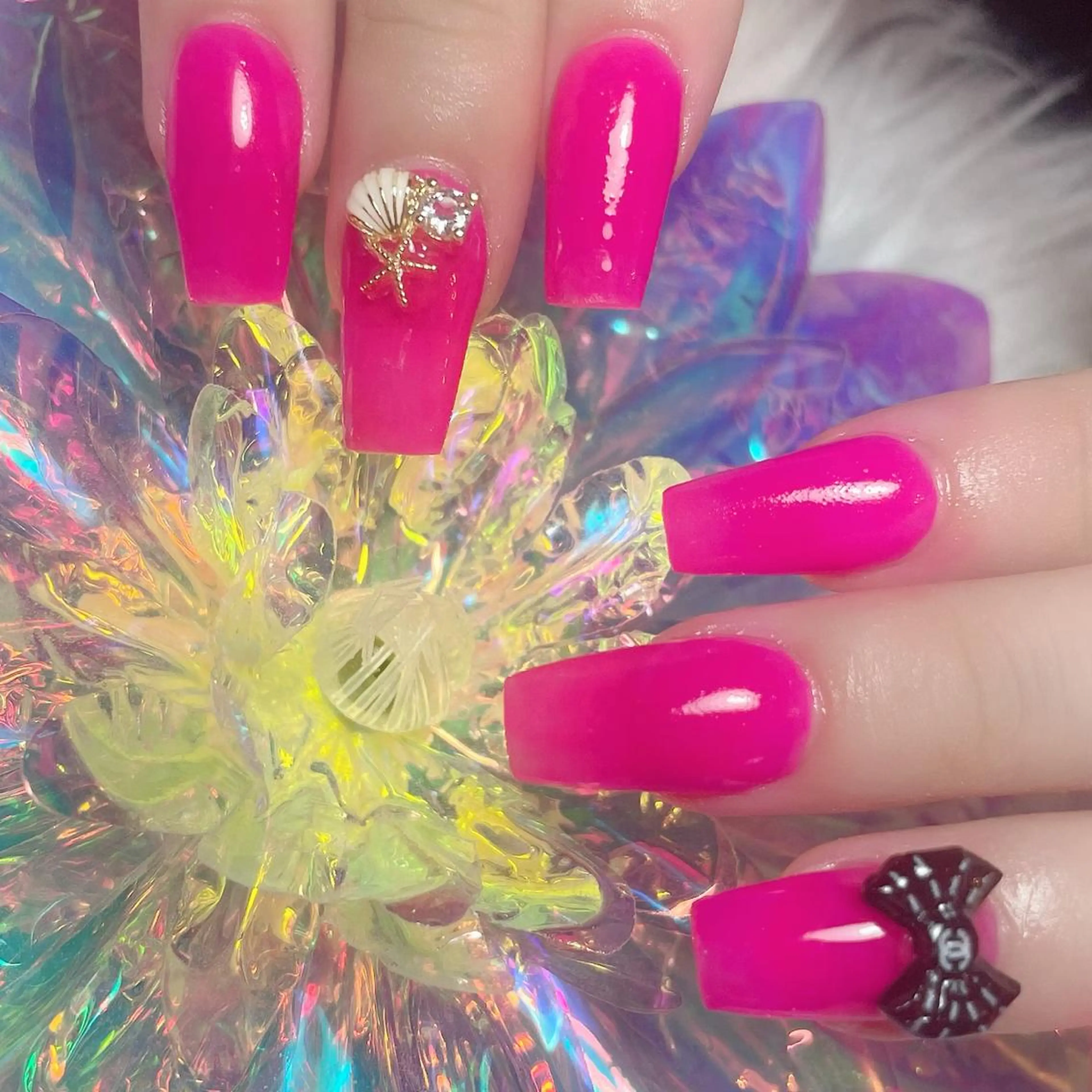 ネイル ハンドネイル Feel ‪‪☺︎‬Yuriaのネイルデザイン