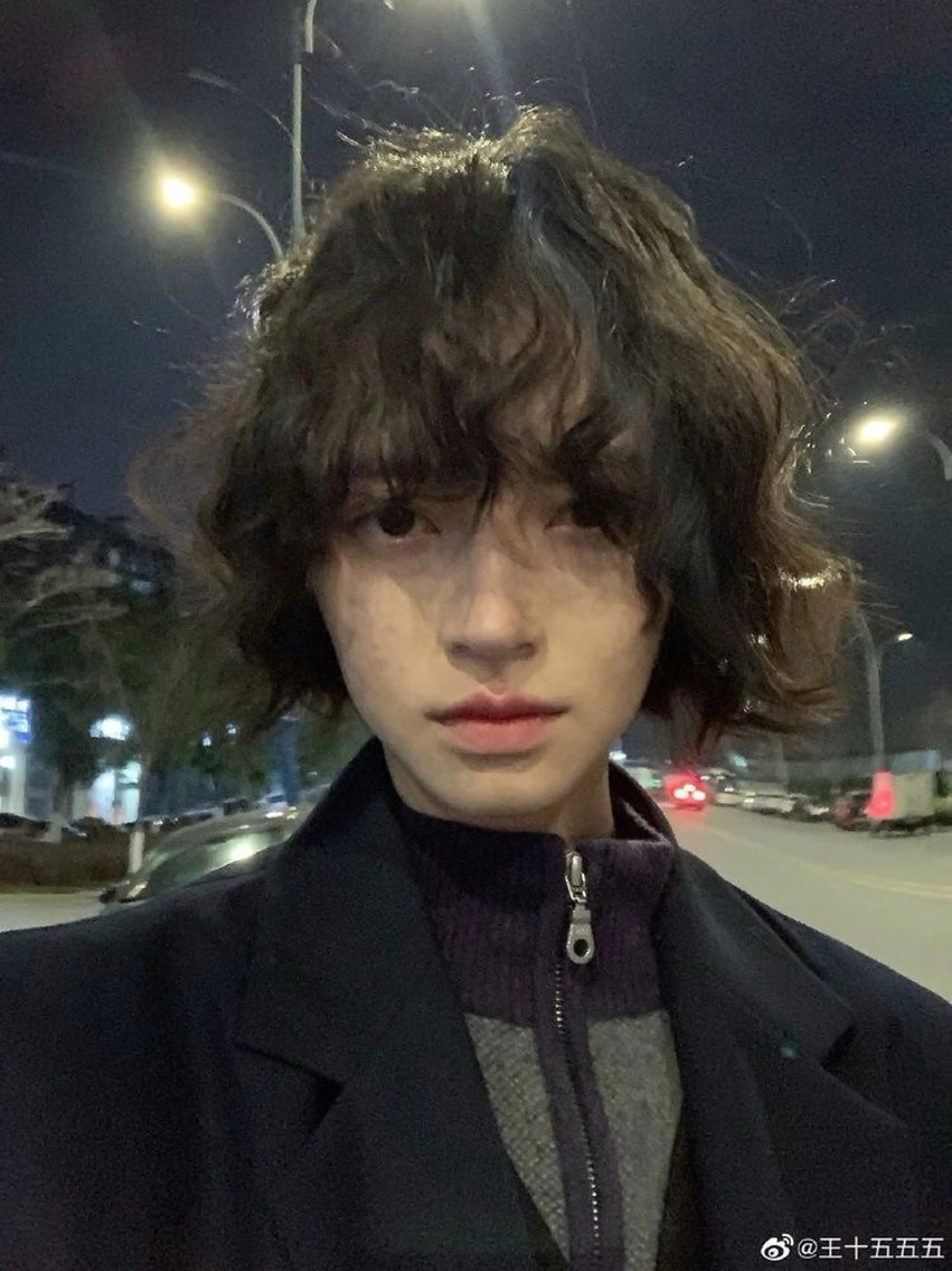 ミディアム パーマ NERO 松井 隆人のヘアスタイル