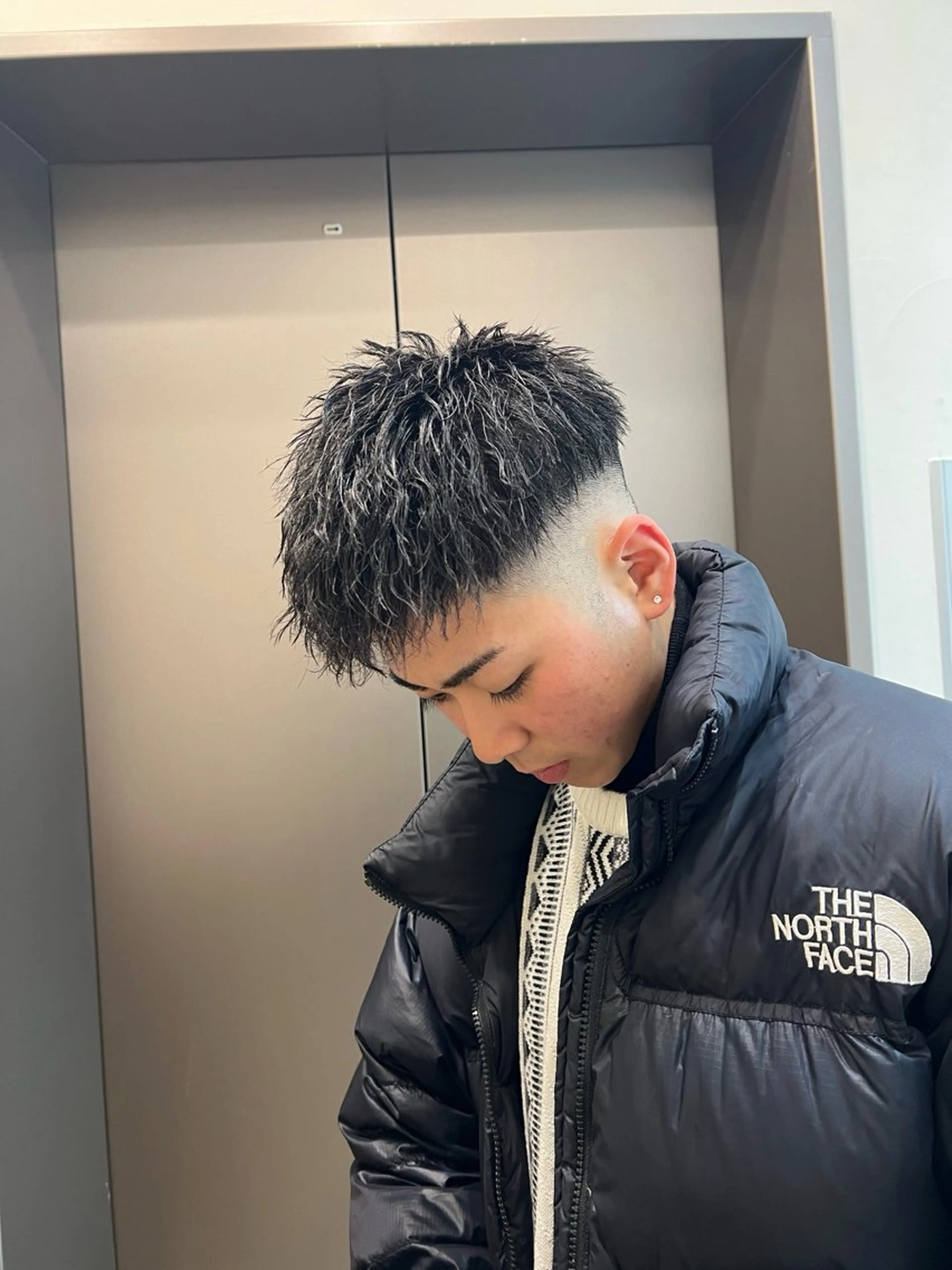 ショート パーマ パーマ 渋谷 【メンズ特化】ナゴムのヘアスタイル