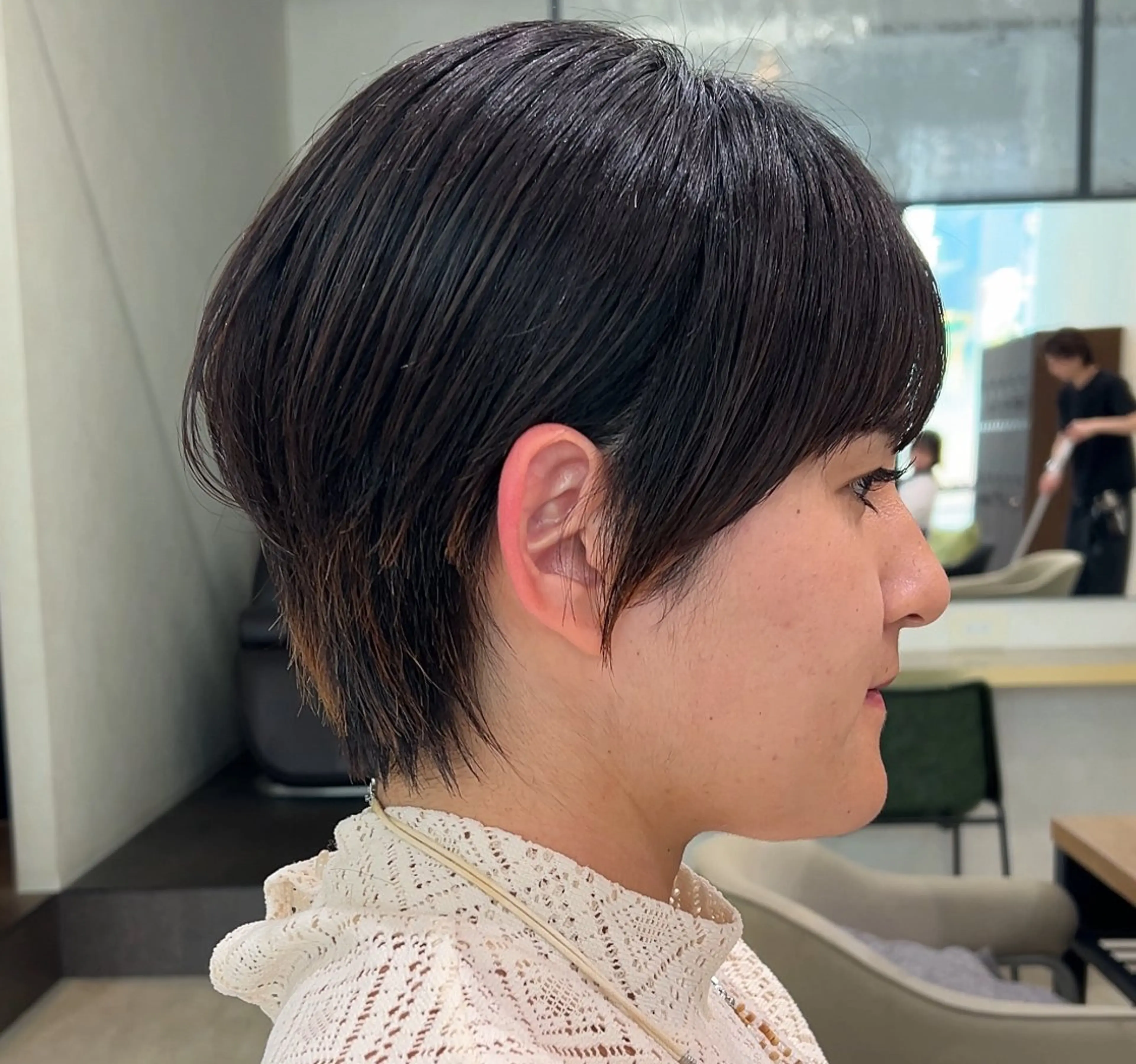 ショート まとまるボブ/縮毛矯 生🌿あおい✨のヘアスタイル