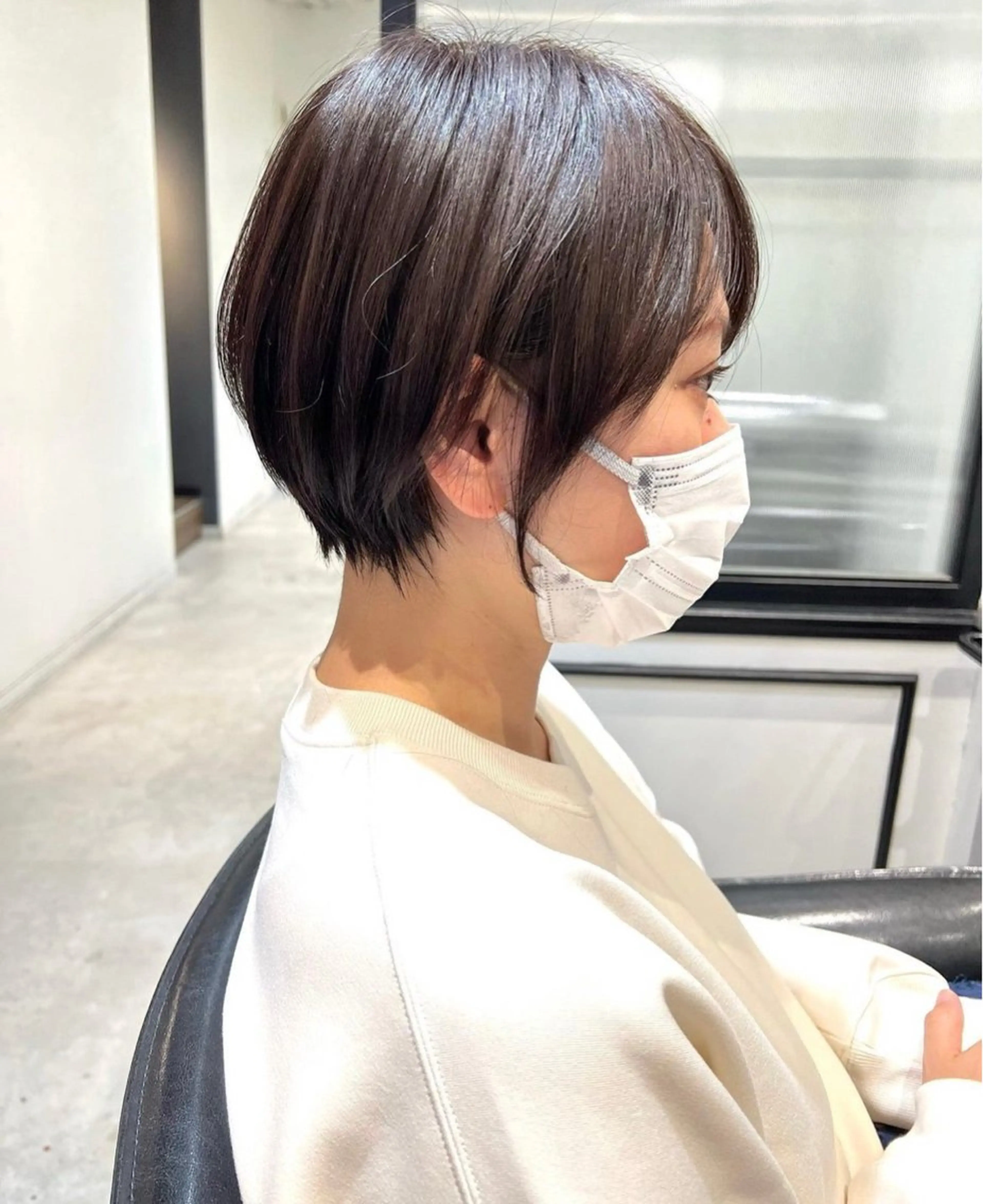 ショート ショートボブ 丸みショート ボブ ショートヘア TR付きカット無料✨ ✨いのうえもなみのヘアスタイル