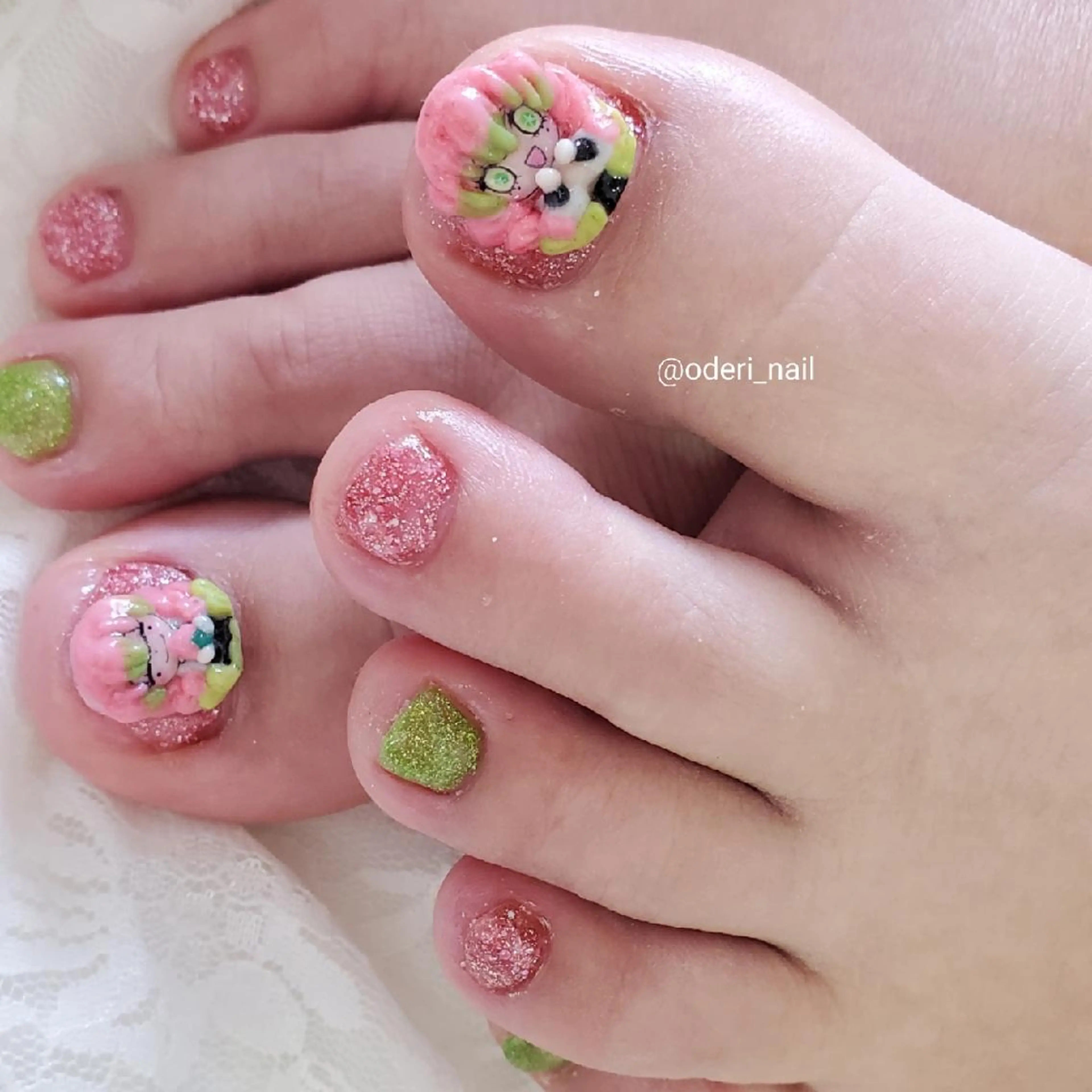 ネイル アートネイル ジェルネイル おで@ oderi_nailのネイルデザイン