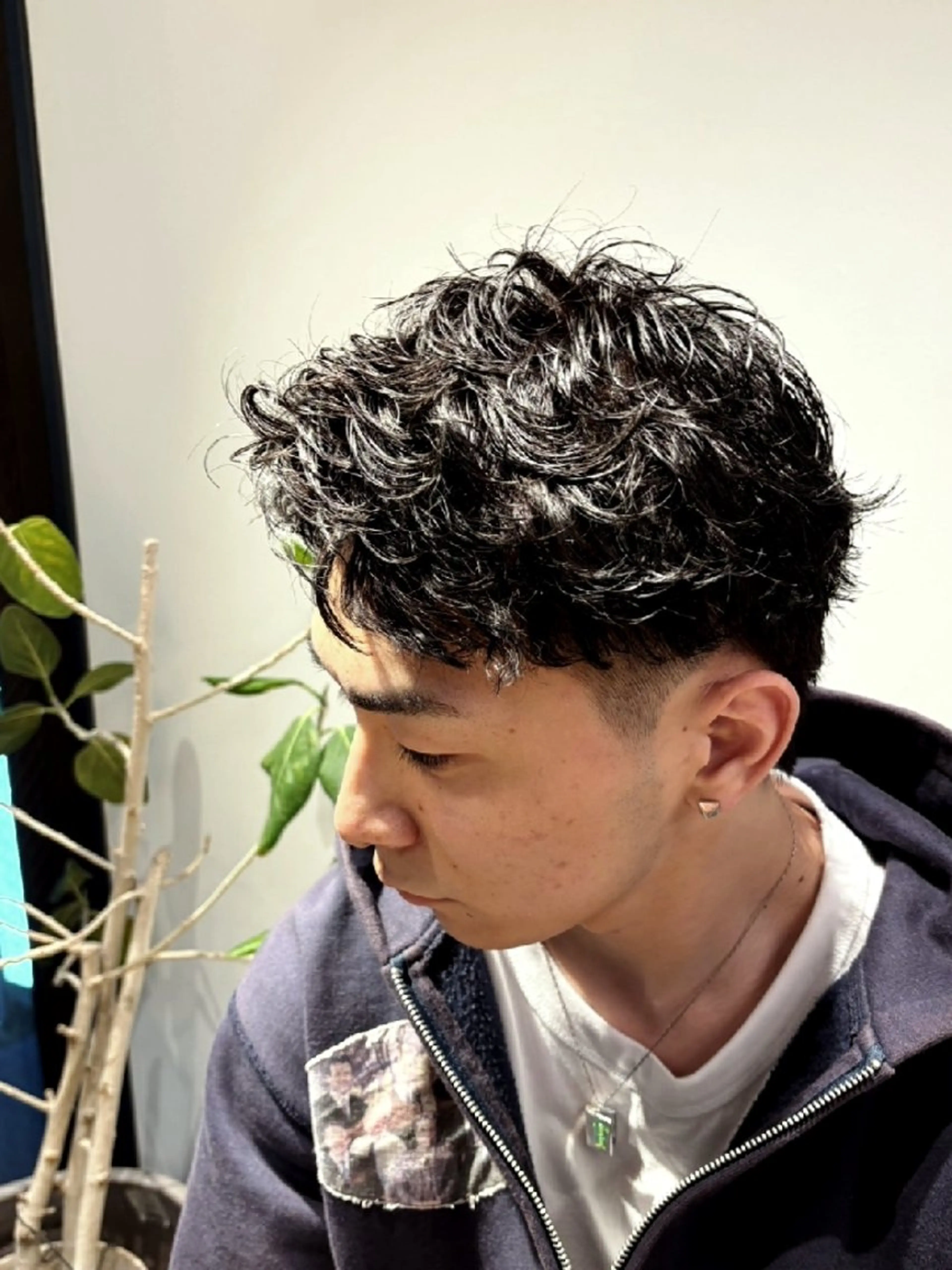 パーマ メンズ 山中 あるのヘアスタイル
