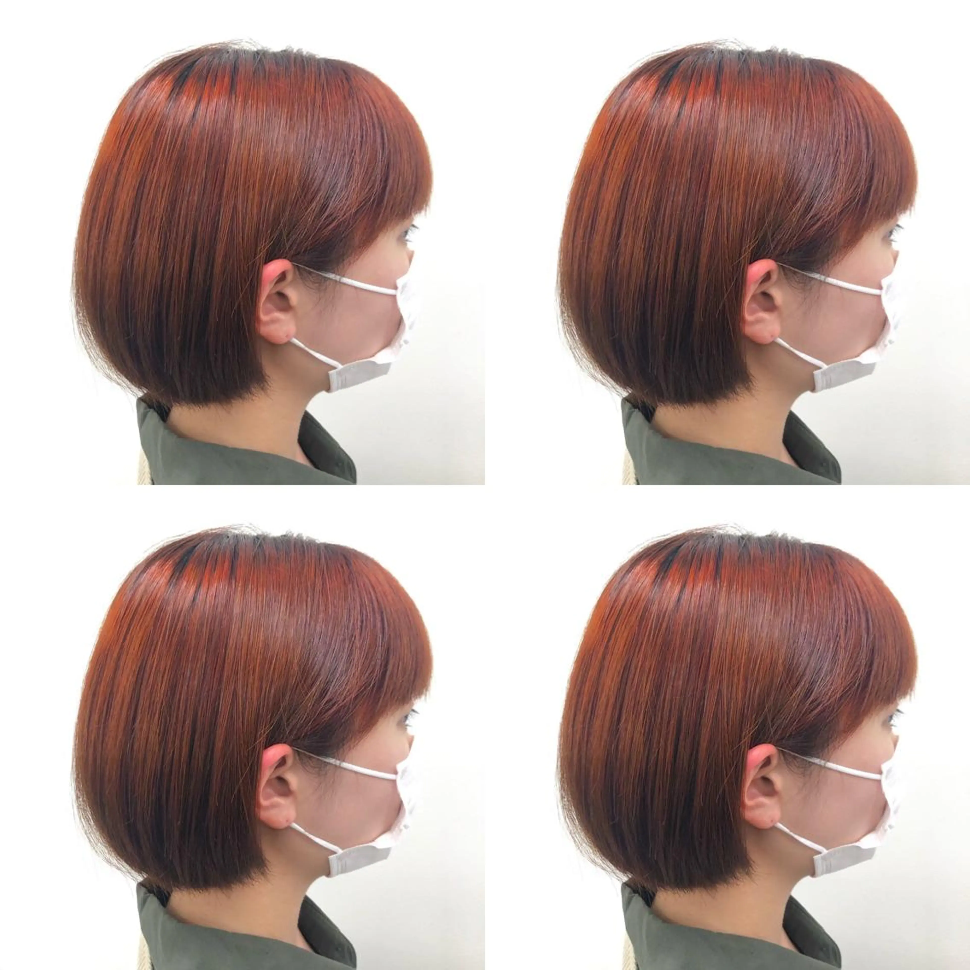 ショート カラー パーマ ヘアアレンジ メンズ キッズ ネイル マツエク・マツパ 🦋韓国レイヤー｜ 透明感グレージュ🦋のヘアスタイル