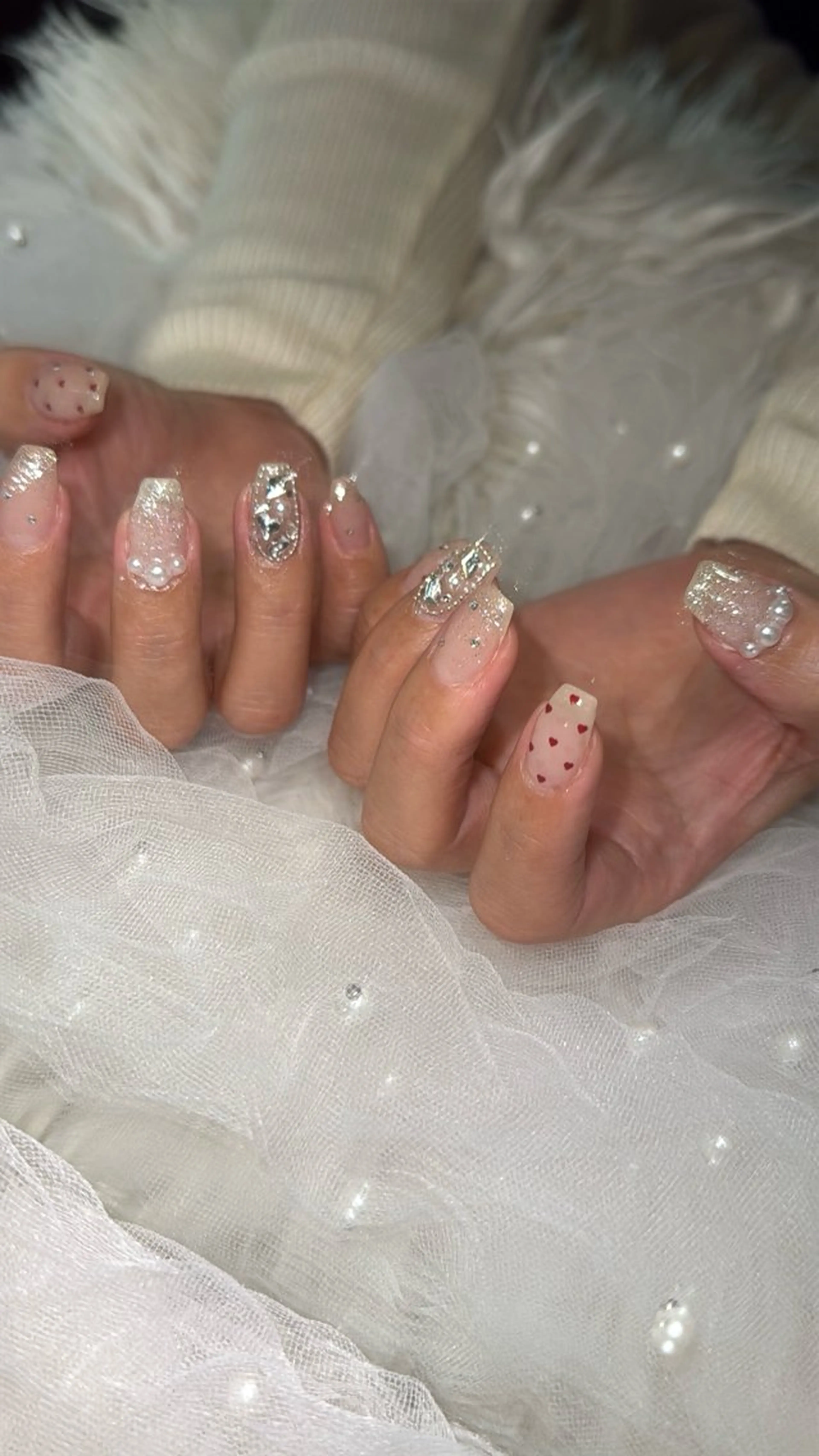 ネイル フラッシュネイル フットネイル フレンチネイル 韓国ネイル マグネットネイル ハンドネイル SAKU  nail[サクネイル]所属・SAKU nail 作島茜のネイルデザイン