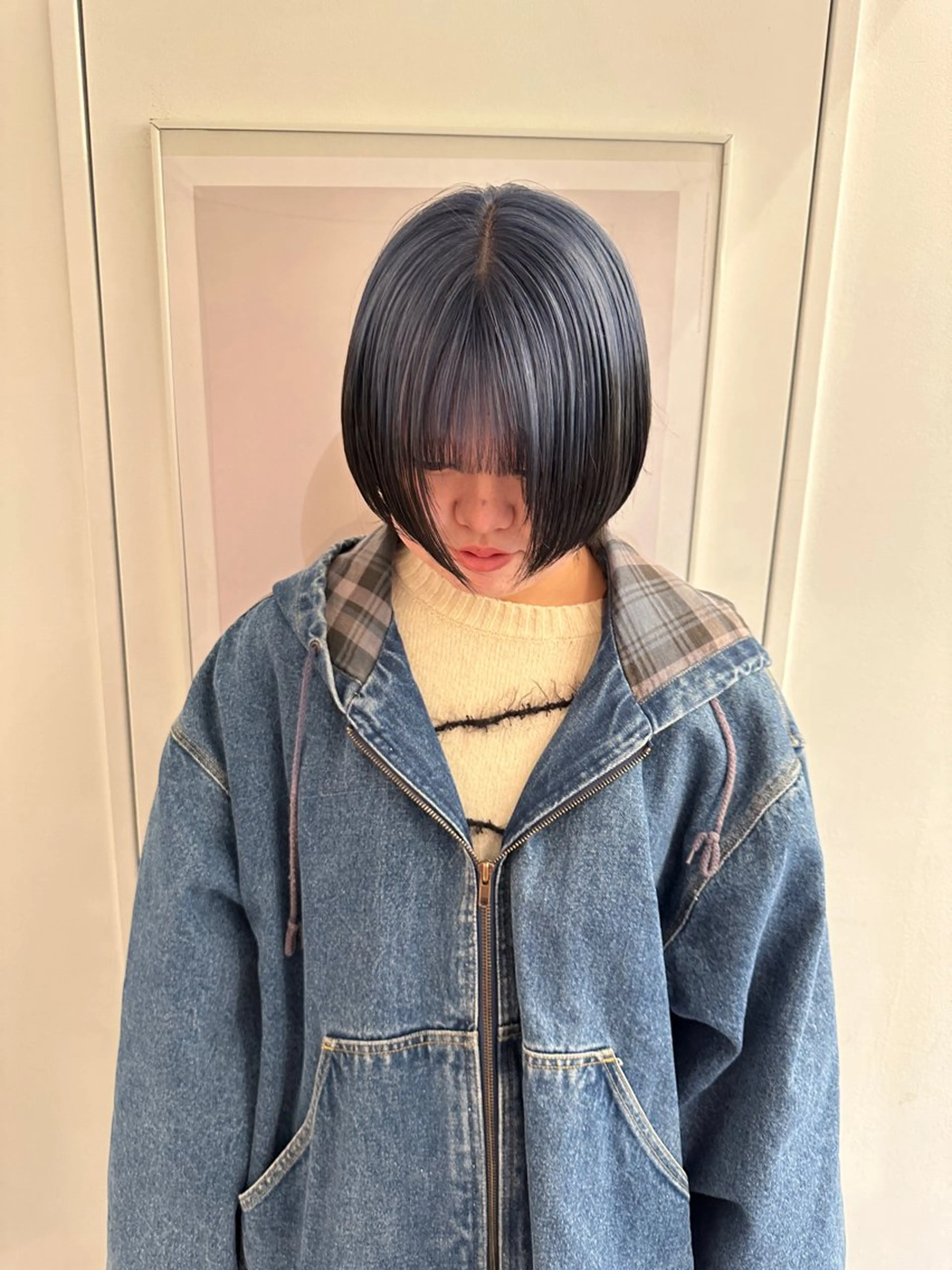 ショート カラー 磯　亜由香🌼 ブリーチ/ボブカットのヘアスタイル