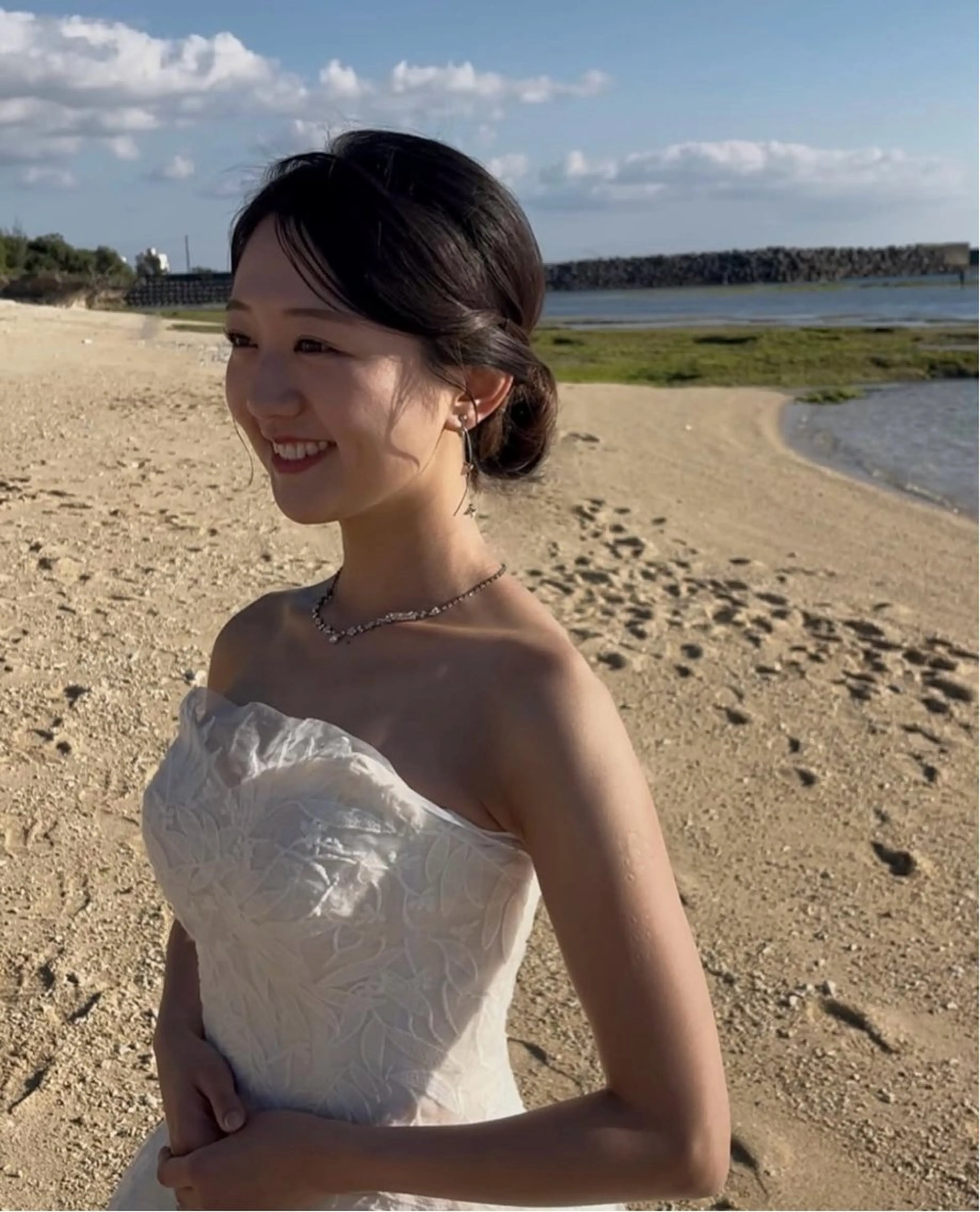 玉城 里奈のヘアスタイル