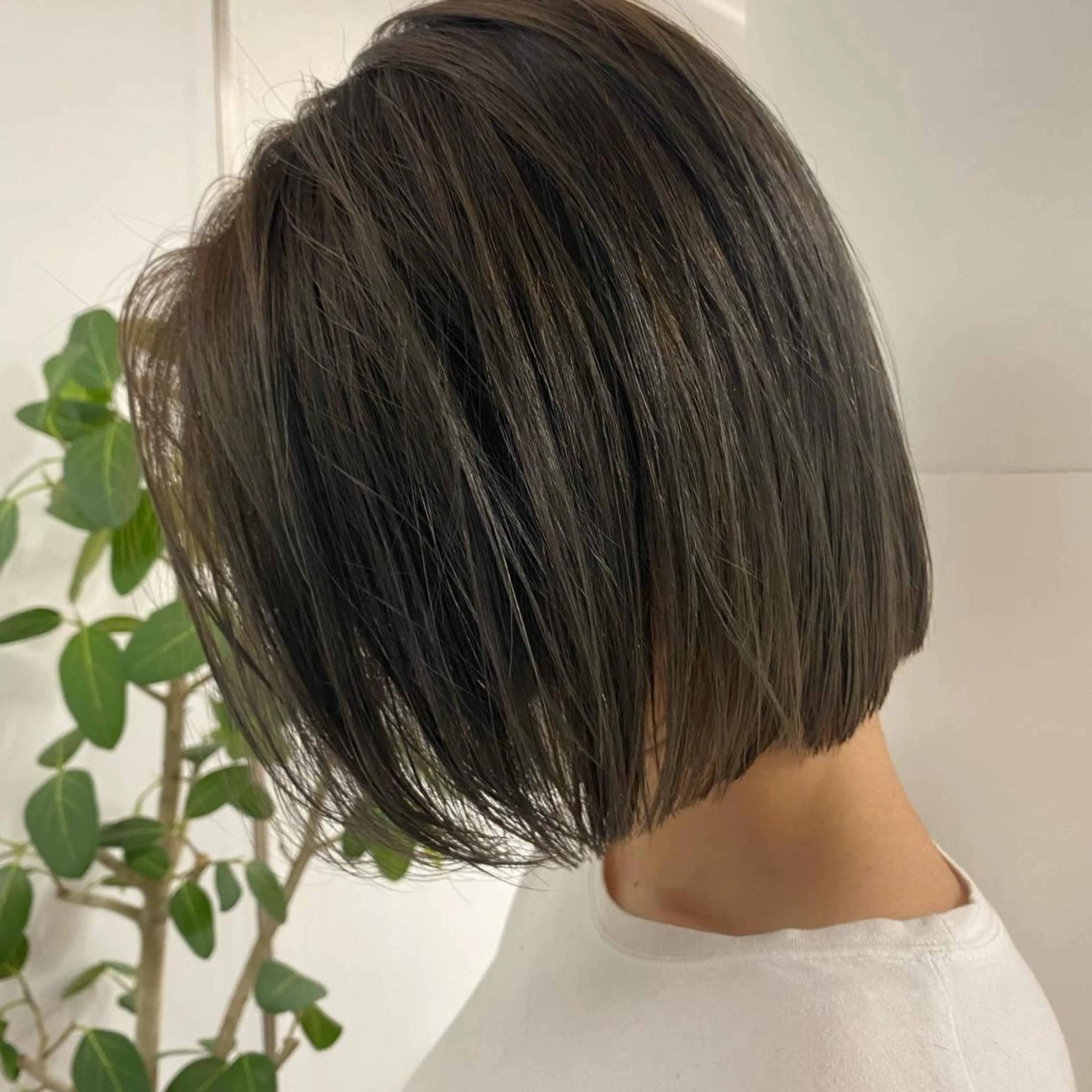 ショート カラー カット ヘアカラー トリートメント センターパート/ 暖色カラーayuのヘアスタイル