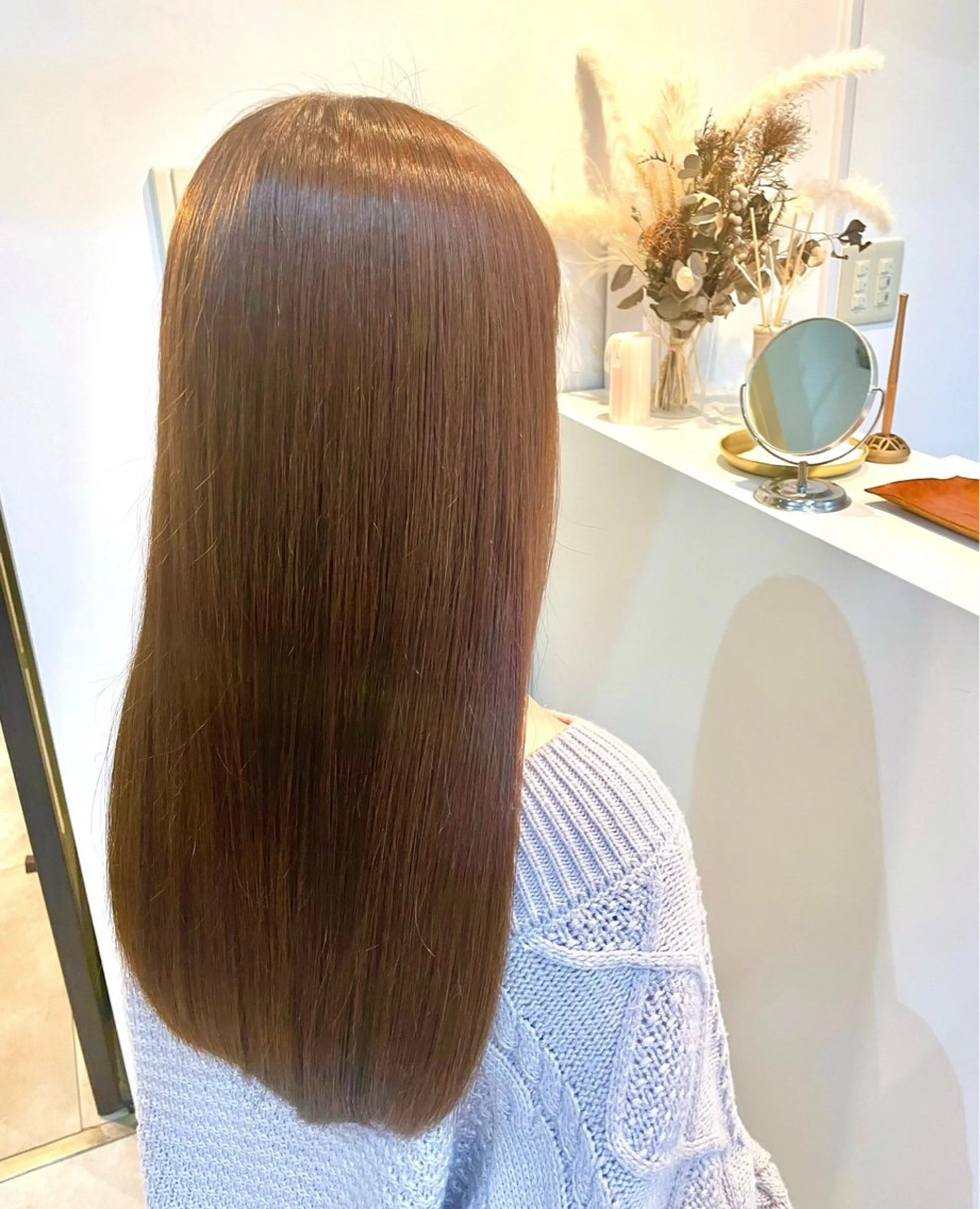 ロング カラー 中村 あやかのヘアスタイル