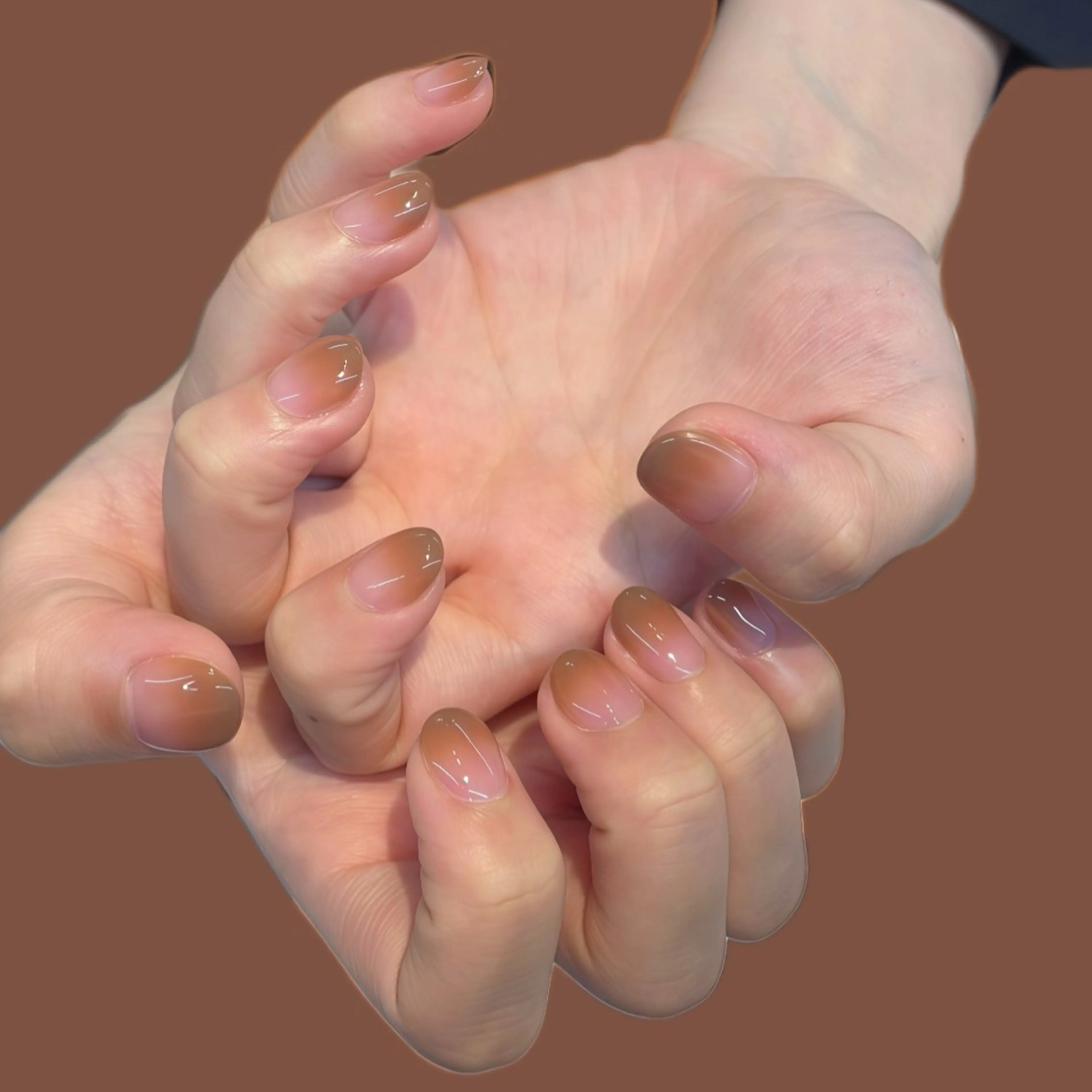 カラーグラデーション(オフ込み)♡チップ長さだし1本プラス¥400-♡亀裂補強1本プラス¥300-♡の写真