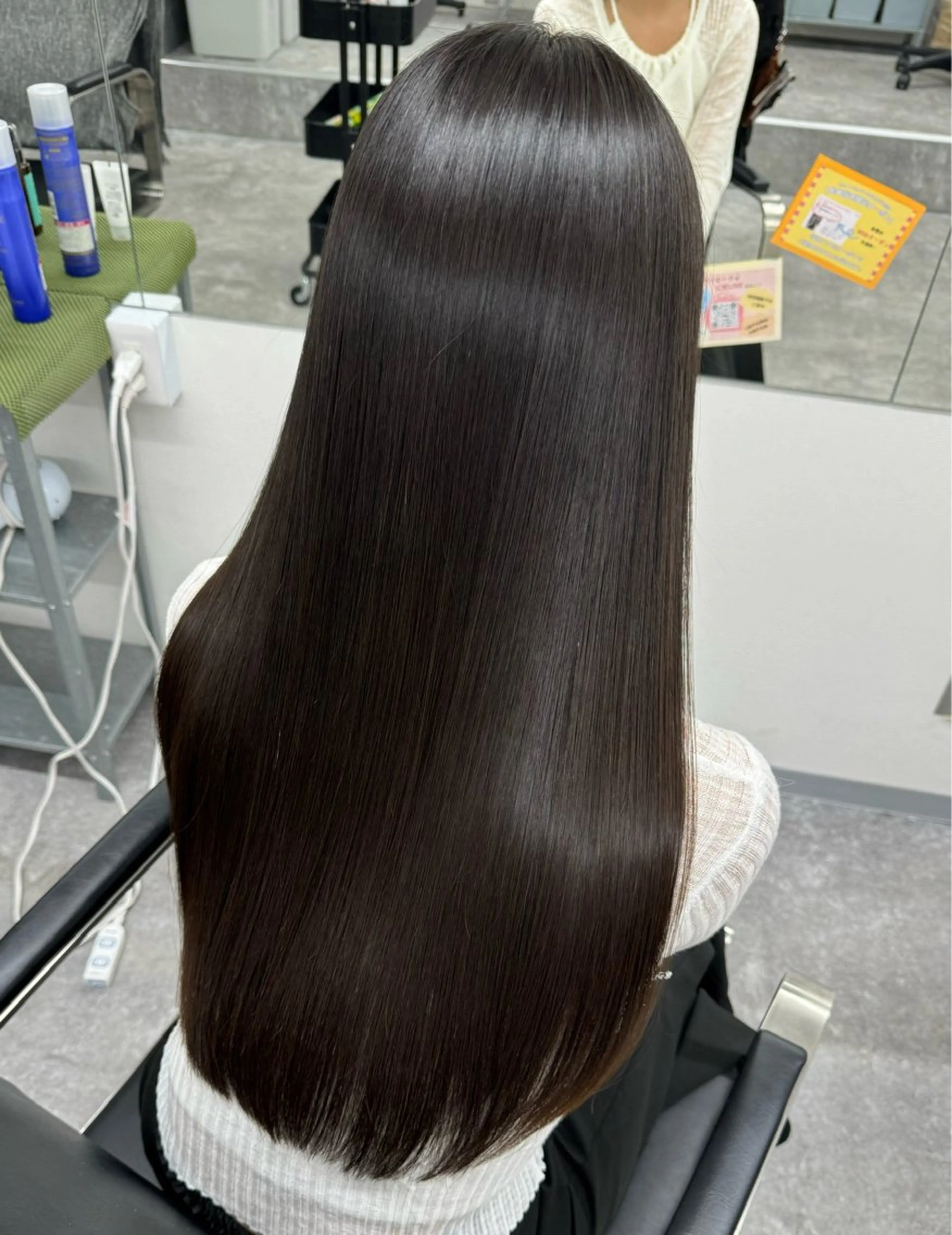 ロング 髪質改善 トリートメント 酸熱トリートメント 髪質改善メニュー 長井 美佐子のヘアスタイル