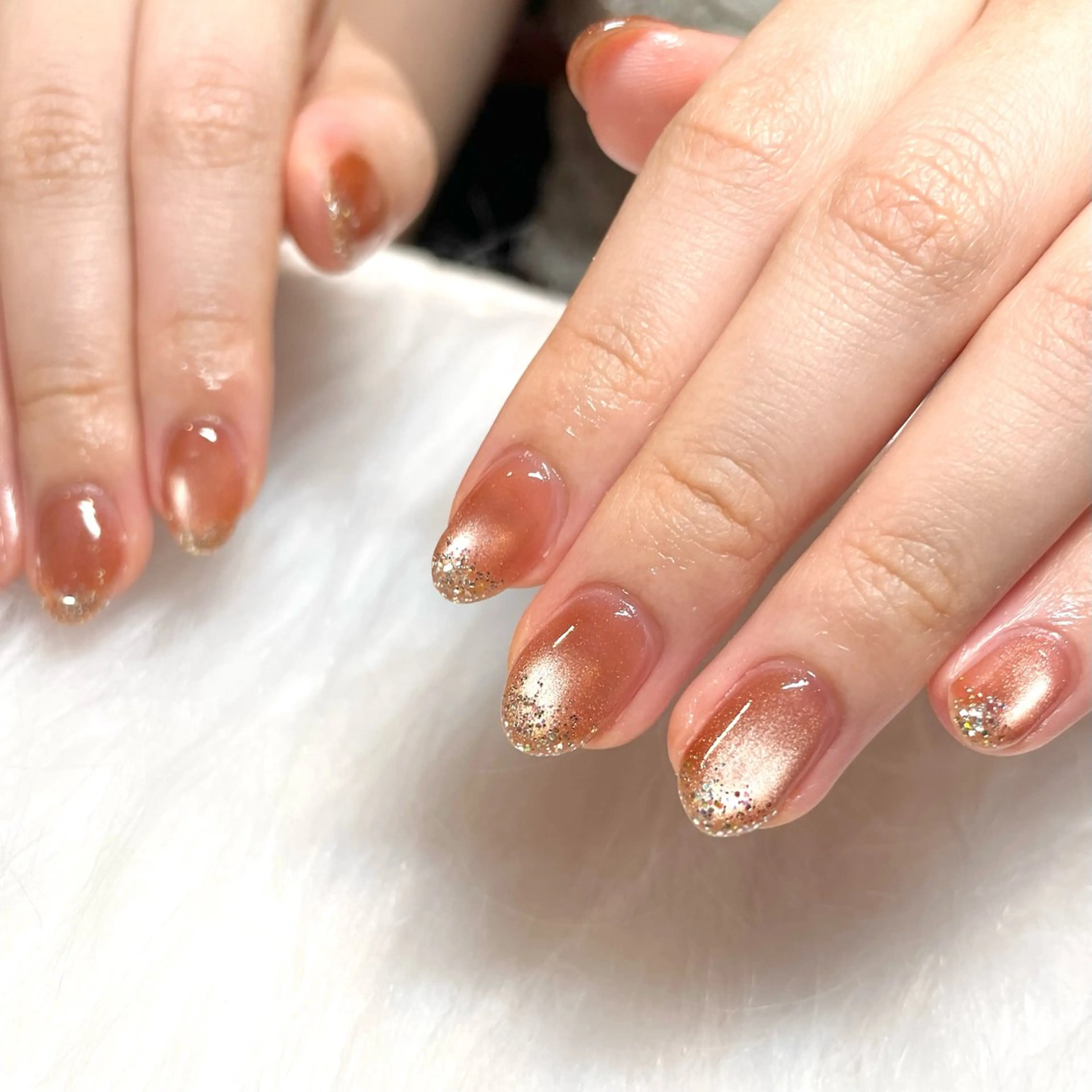 ネイル ジェルネイル マグネットネイル ハンドネイル Nail ヌシん家 AKANEのネイルデザイン
