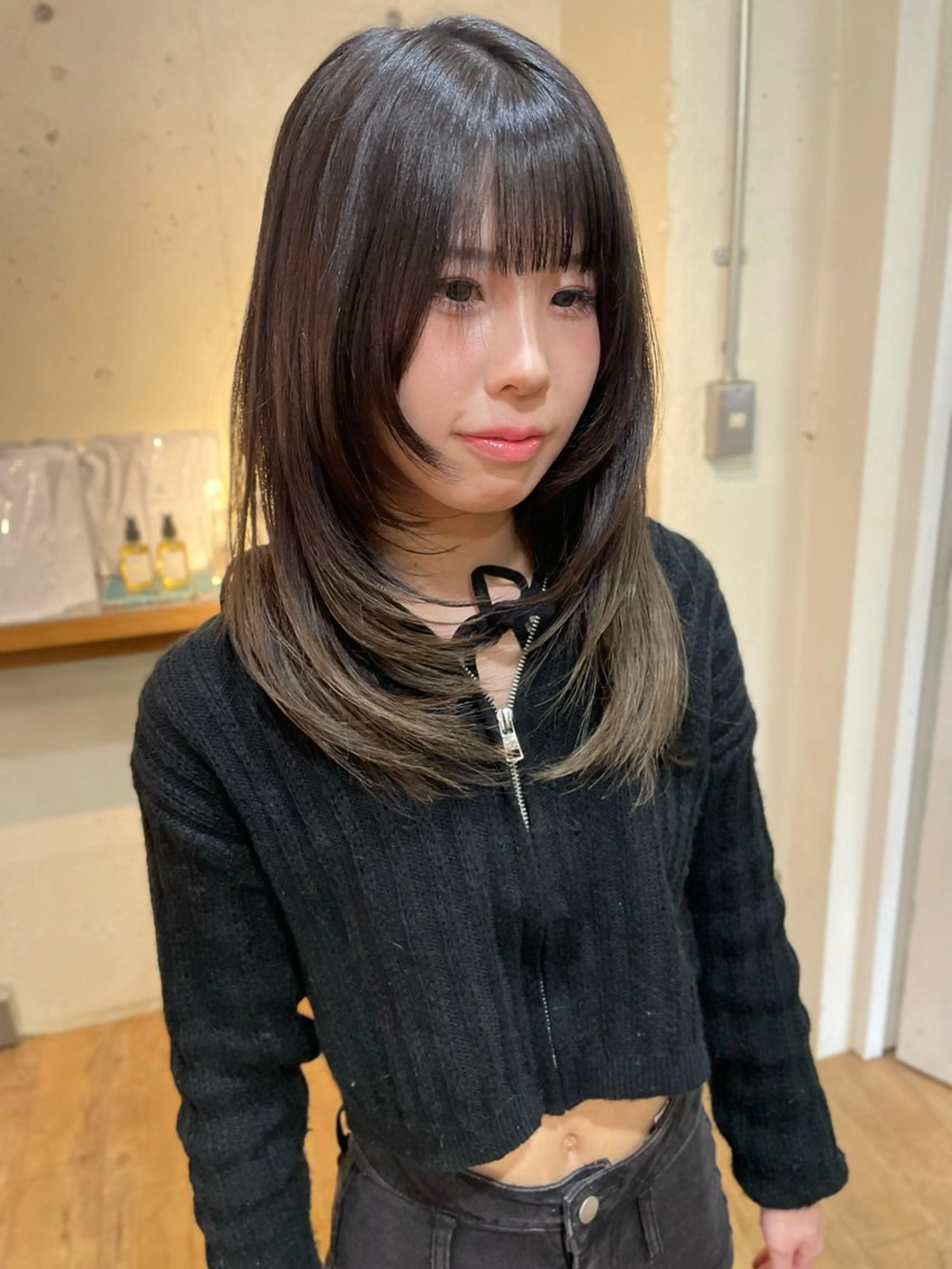 ロング YUKI 新宿カット パーマ/カラーのヘアスタイル