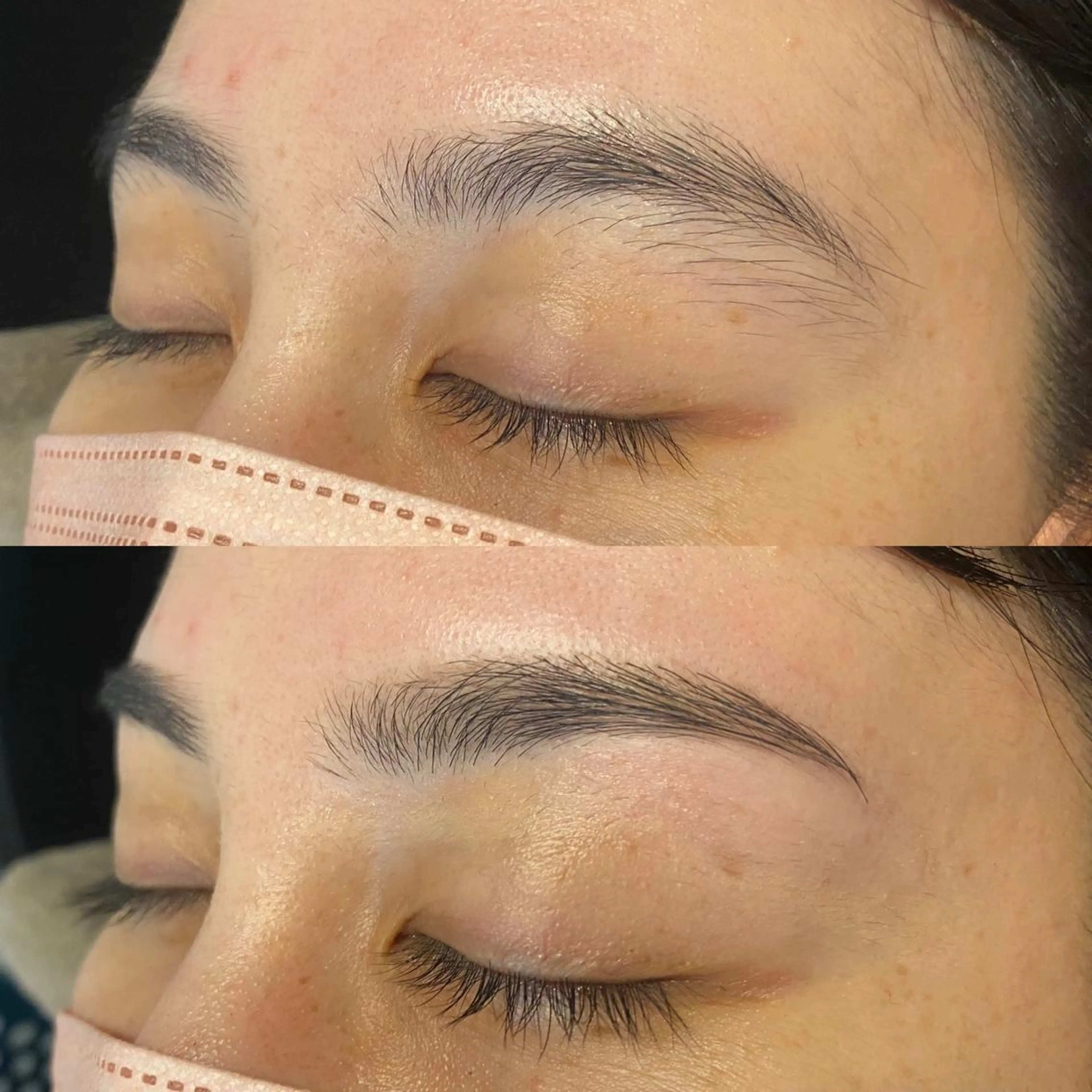 アイブロウ ワックス脱毛 眉カット pep natsumiのヘアスタイル