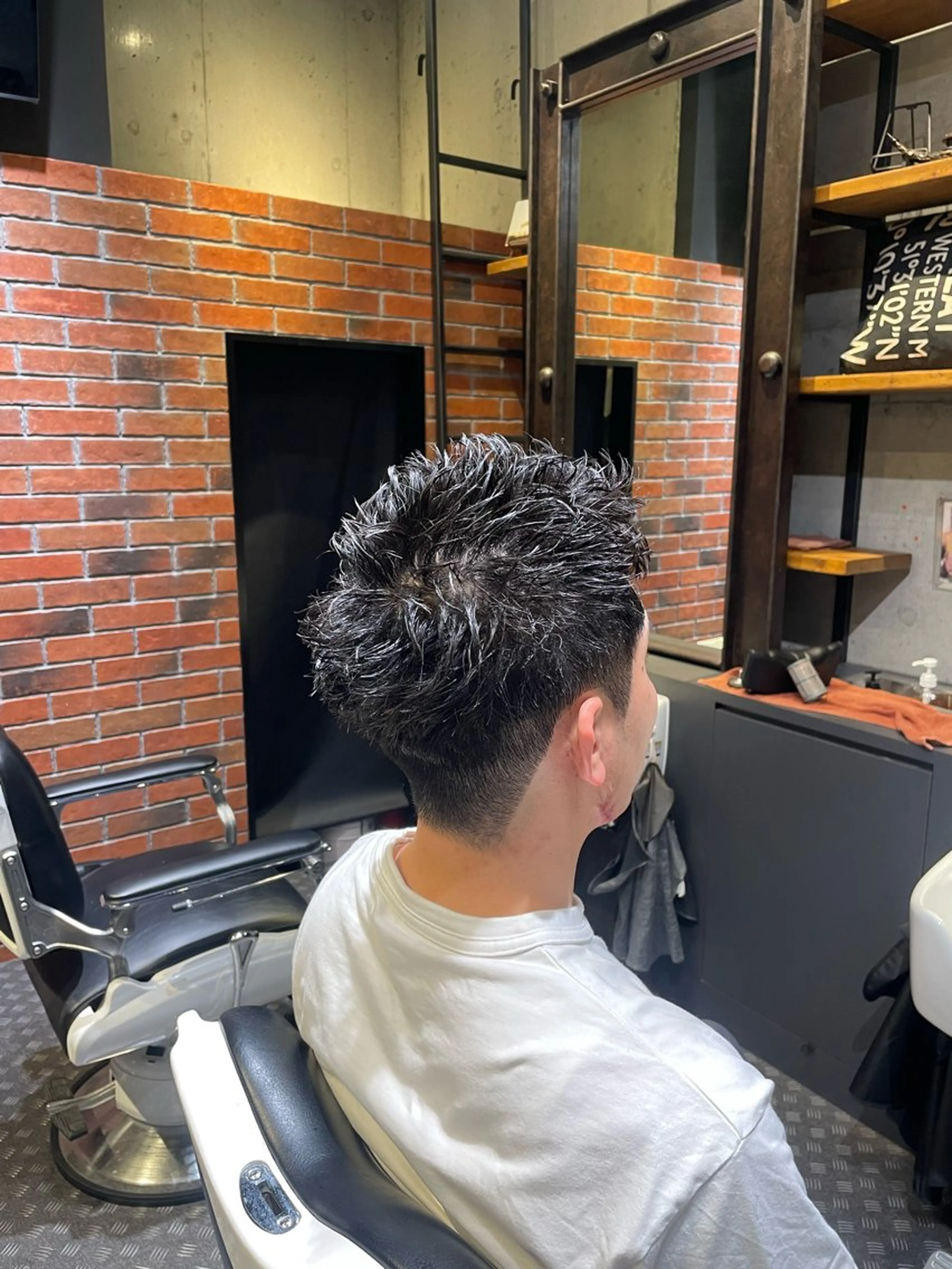 ショート パーマ 森長 マコトのヘアスタイル