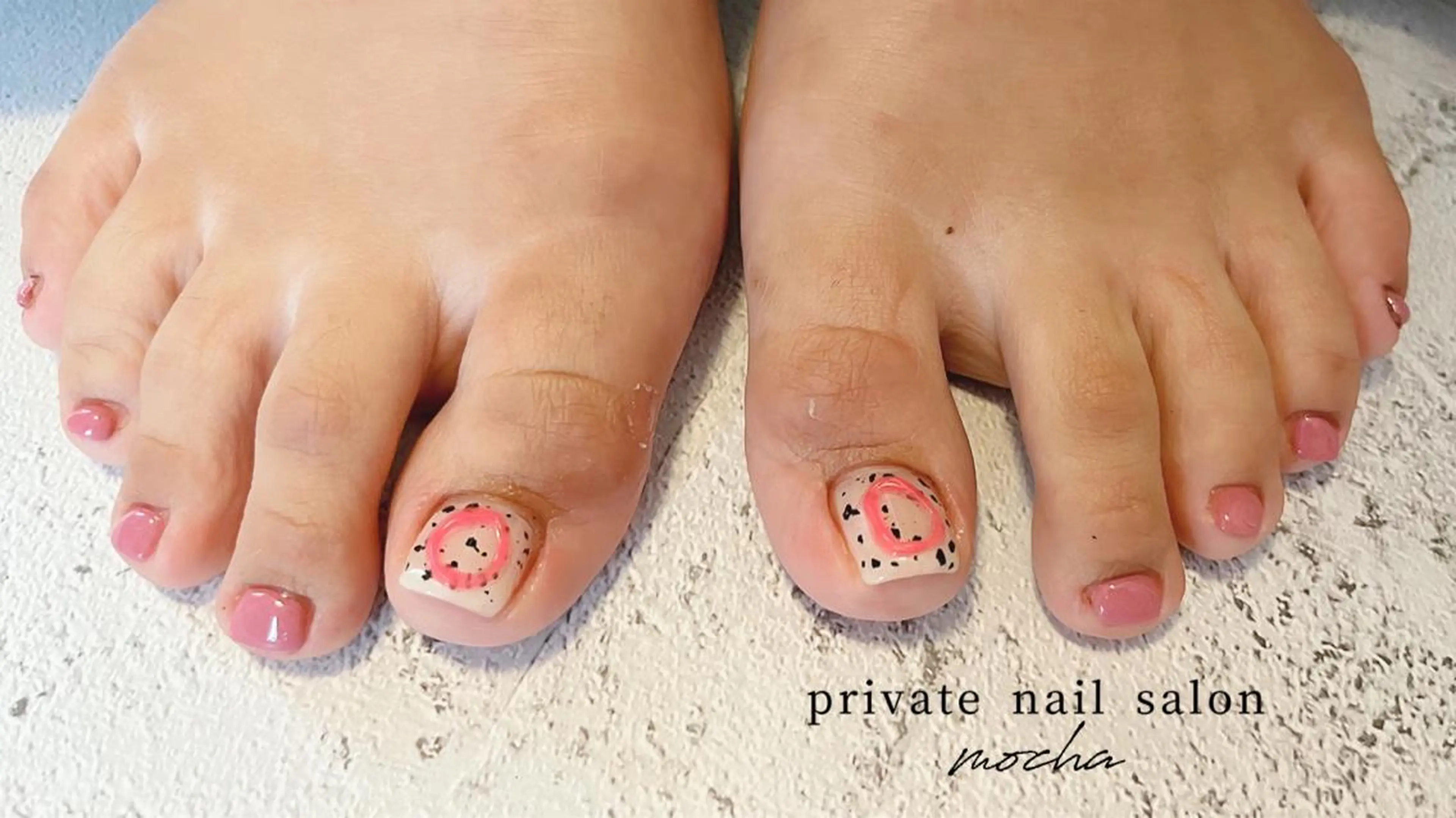 ネイル フットネイル mocha nailのネイルデザイン