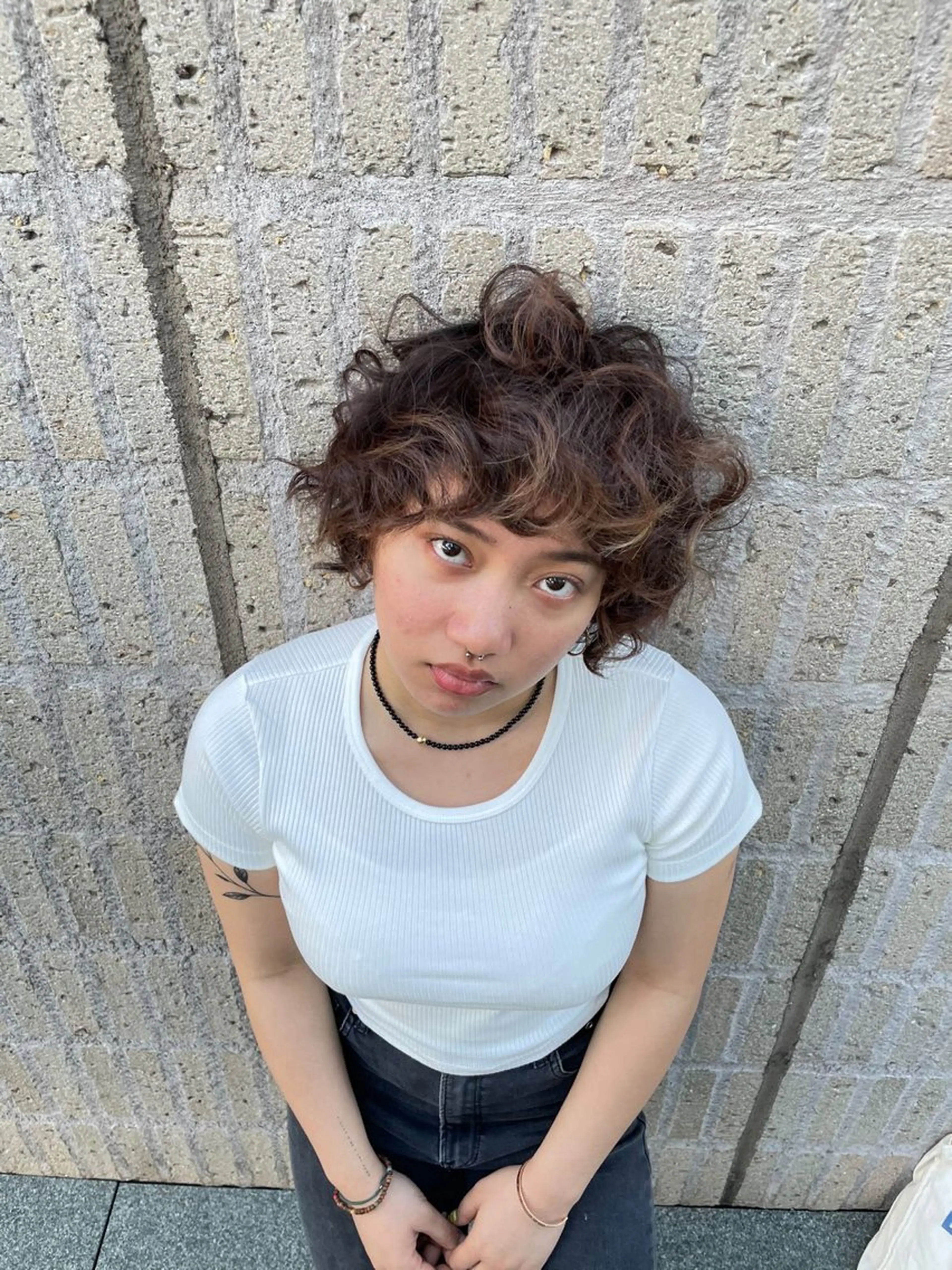 ミディアム パーマ カーリーパーマ/ 透明ｶﾗｰ/MIKUのヘアスタイル