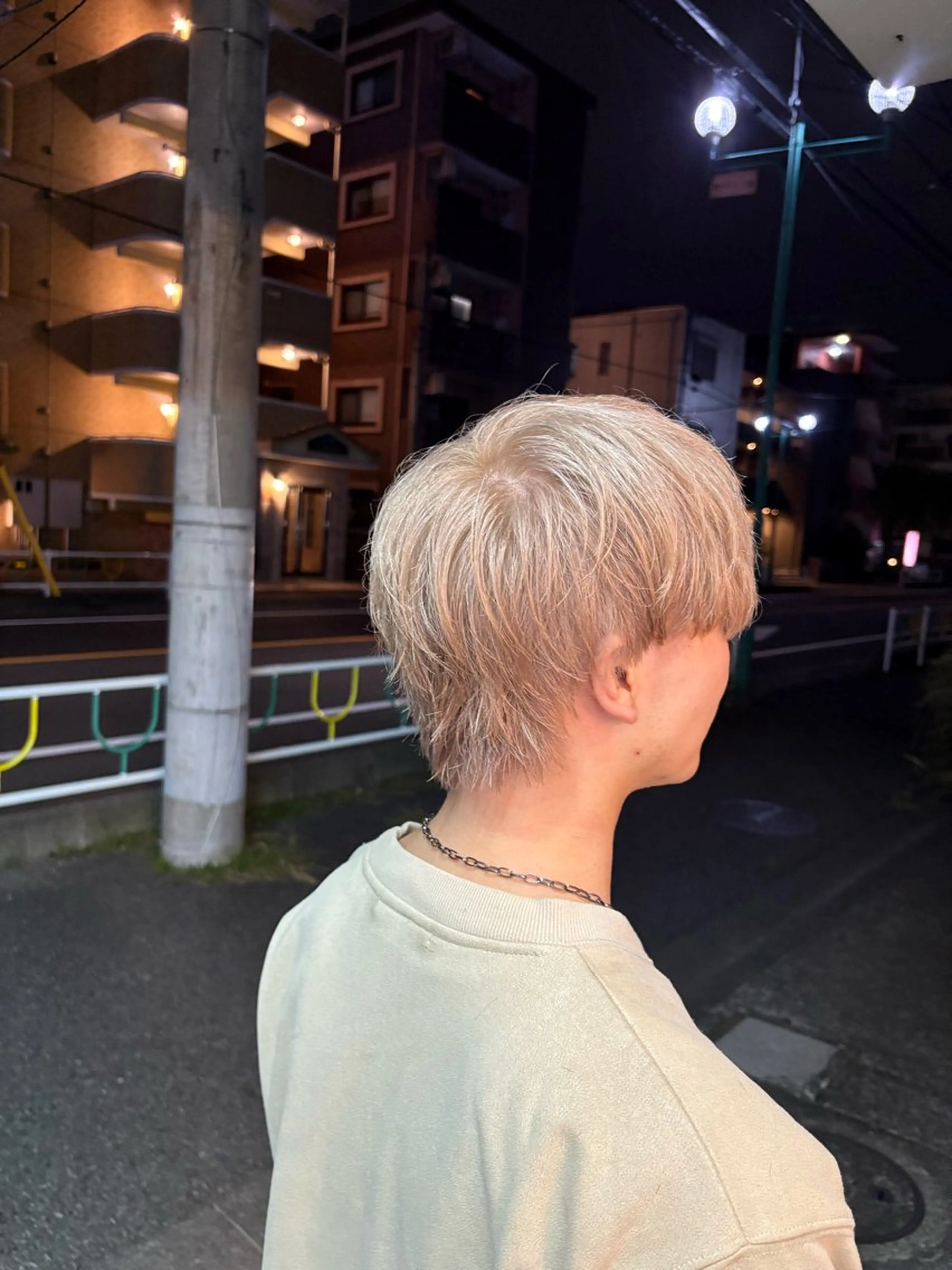 カラー メンズ 原宿/ニュアンス パーマ/HAJIMEのヘアスタイル