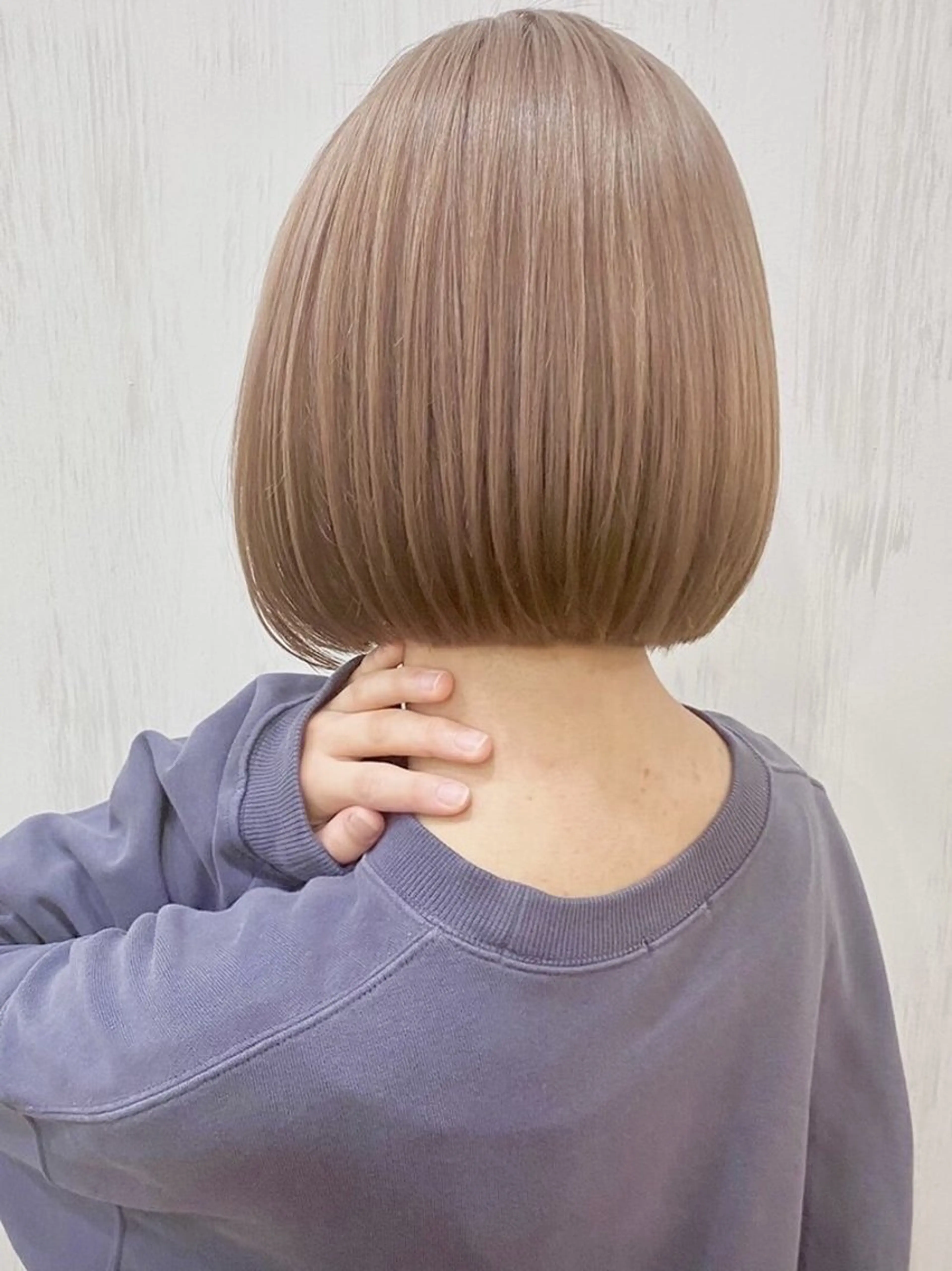 ミディアム 天王寺 hinataのヘアスタイル