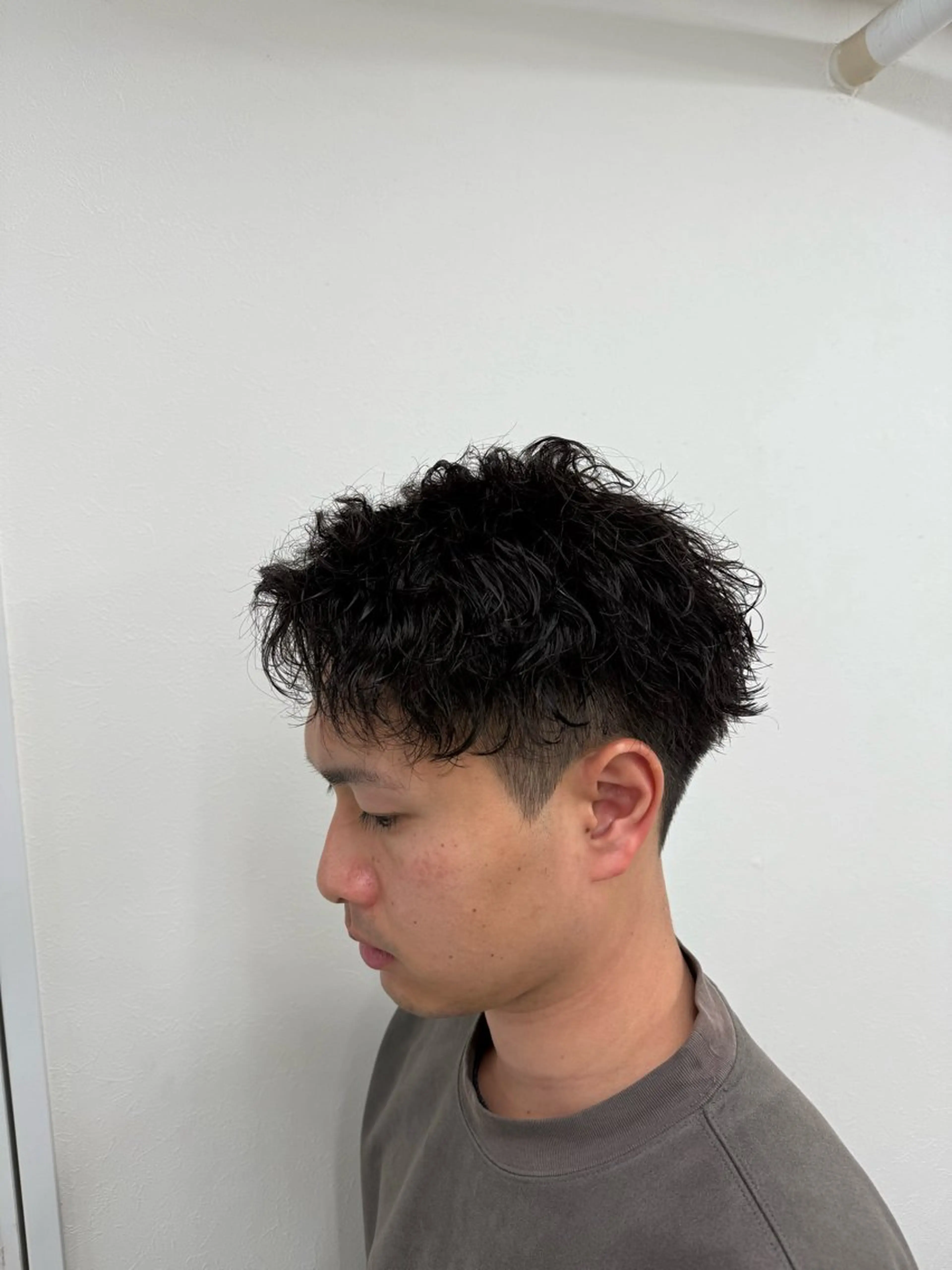 ミディアム ミディアムパーマ カット パーマ メンズ特化/メンズ 横浜/沼尾唯翔のヘアスタイル