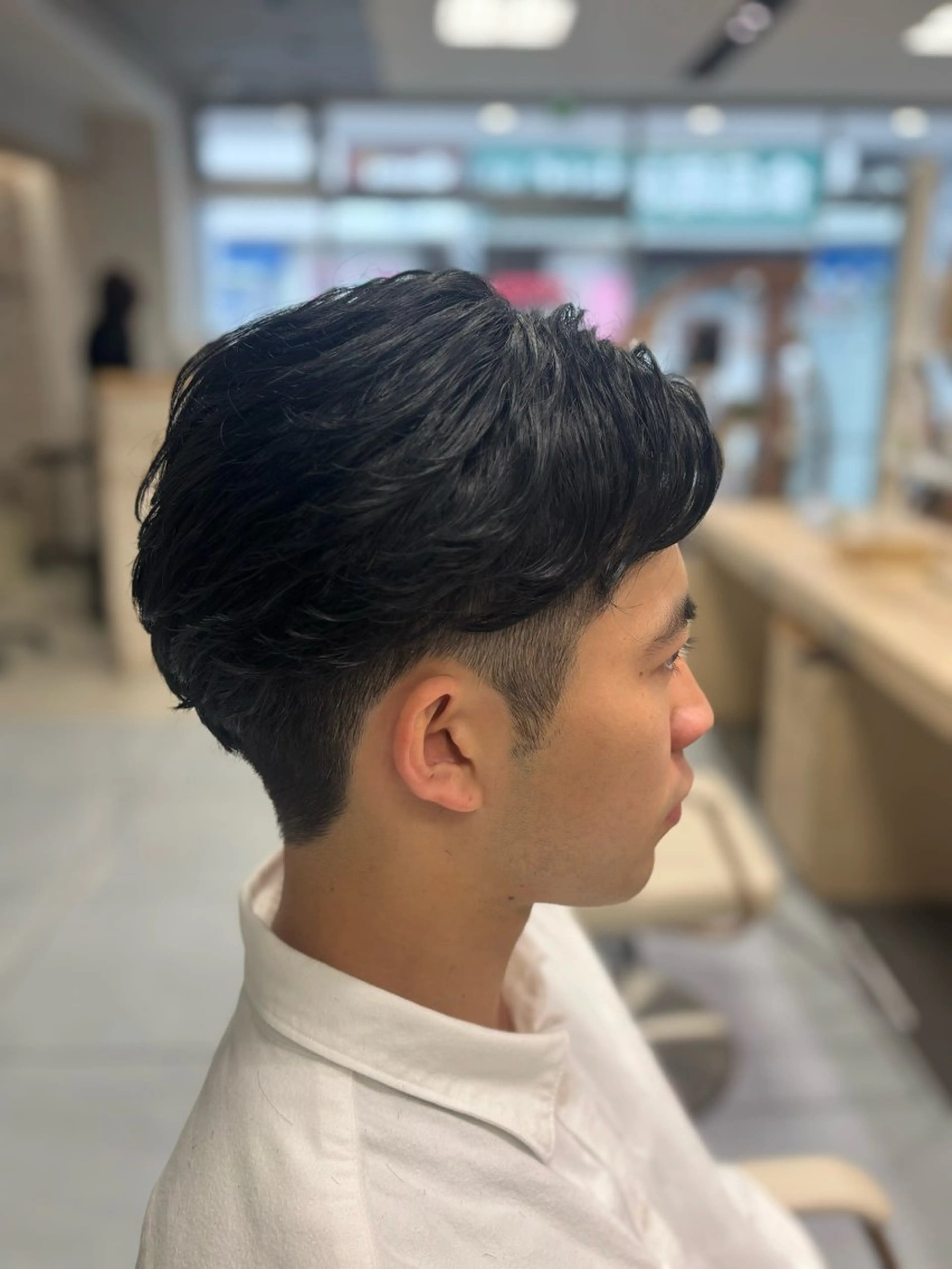 メンズ カット ヘアカラー メンズ特化韓国風 パーマスタイル/りんのヘアスタイル
