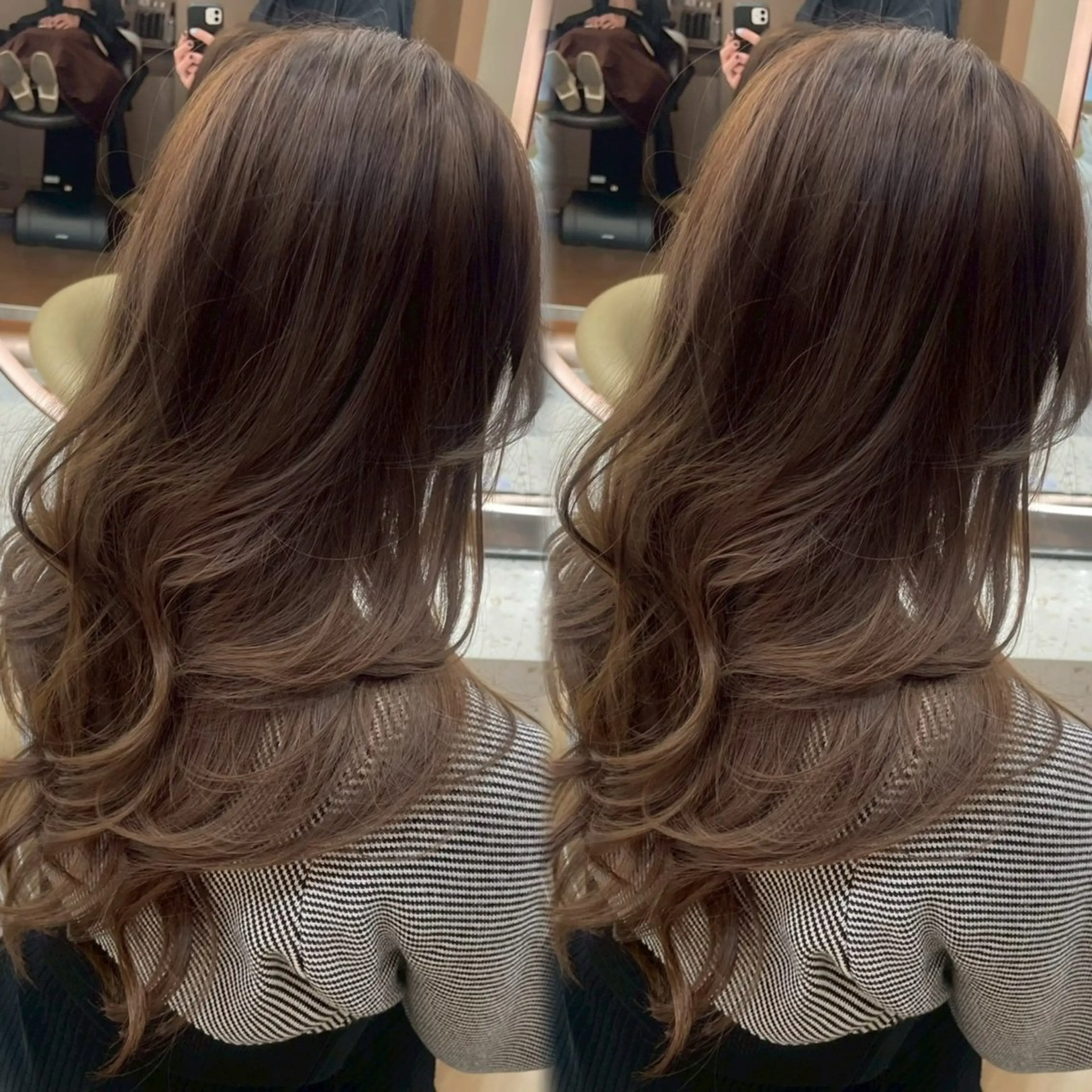 透明感カラー＋1 stepトリートメントの写真