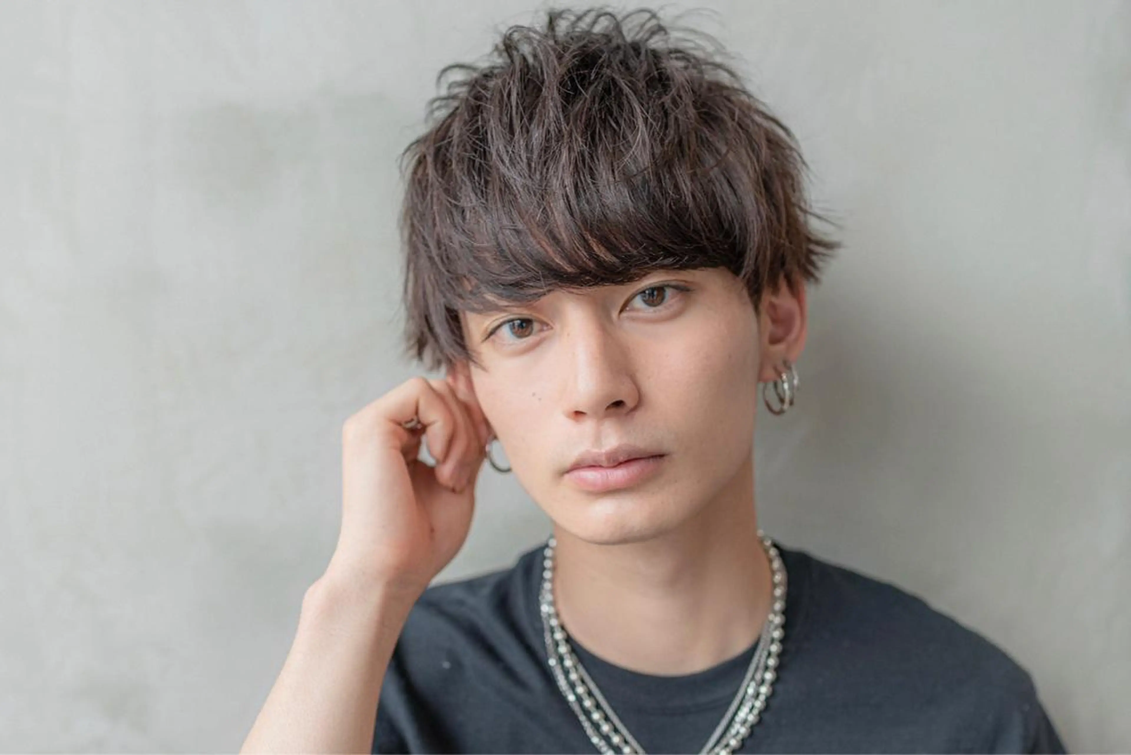 ショート カラー メンズ マッシュ ツーブロック アッシュ アッシュグレー ショートヘア カット 💈圧倒的メンズ特化 DAITO💈のヘアスタイル