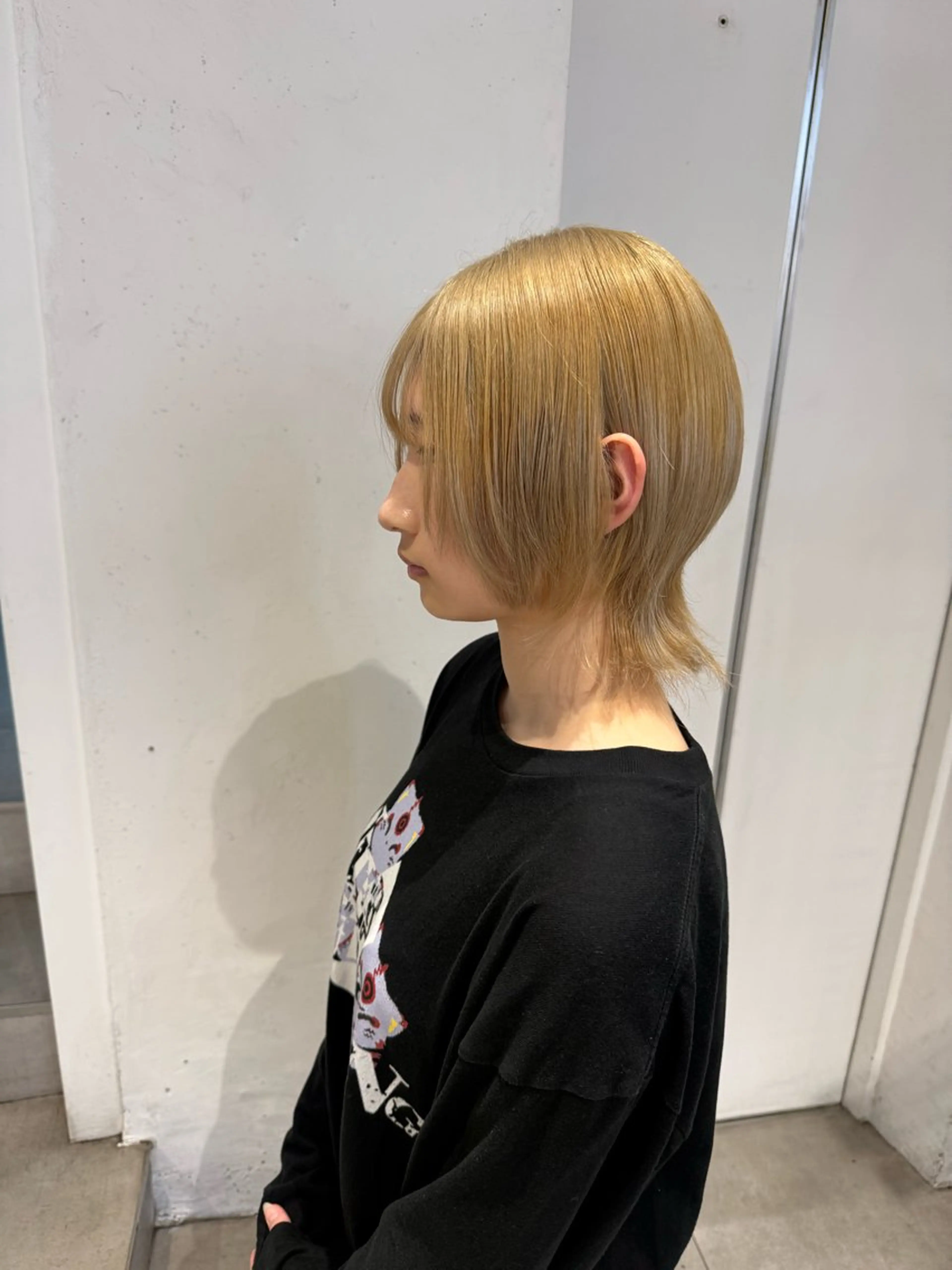 ミディアム カラー ハイトーン/デザイン 🪐·˚⌖MIHOのヘアスタイル