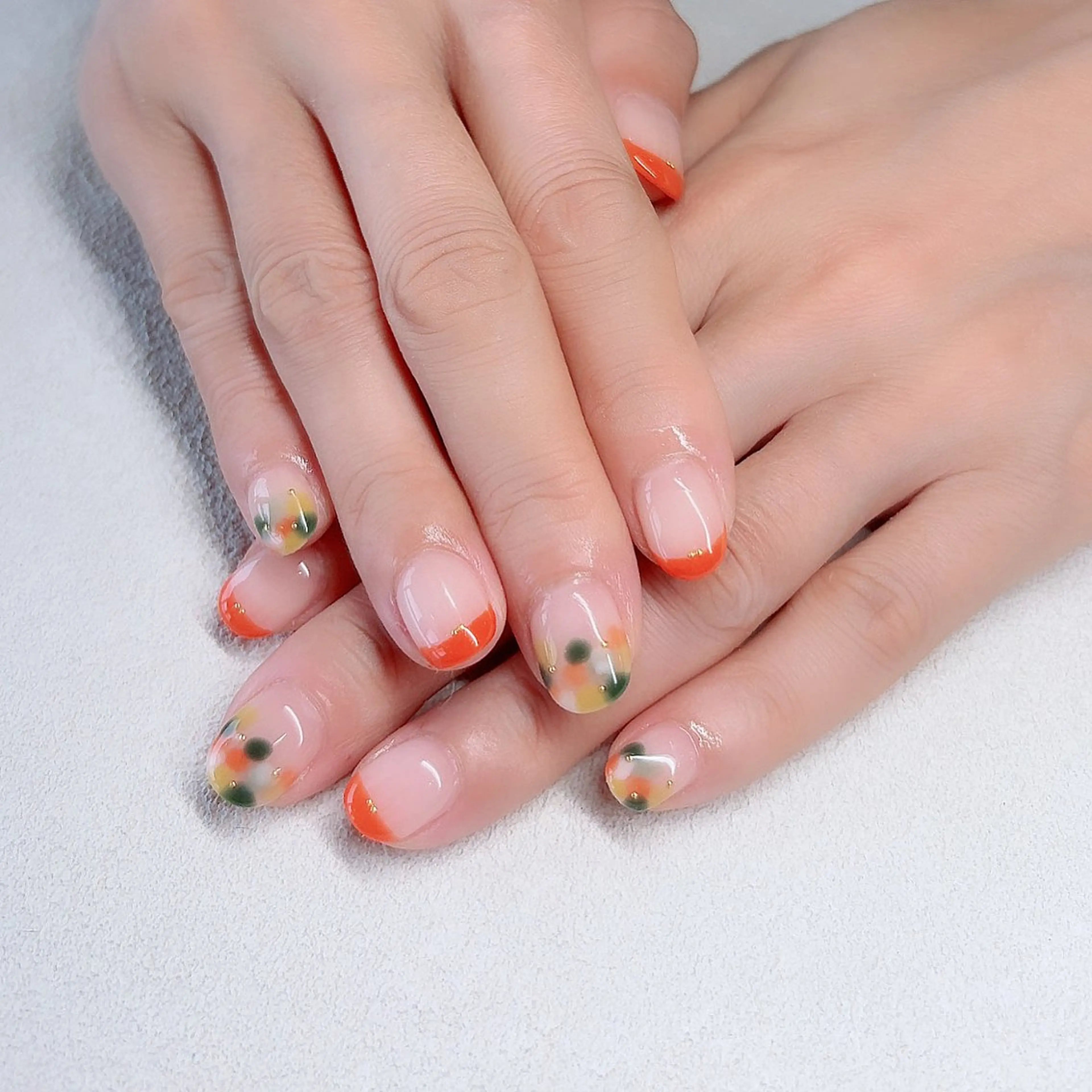 ネイル 西大分S.Nail 𓏲⋆🪸.⋆⸜🫧のネイルデザイン