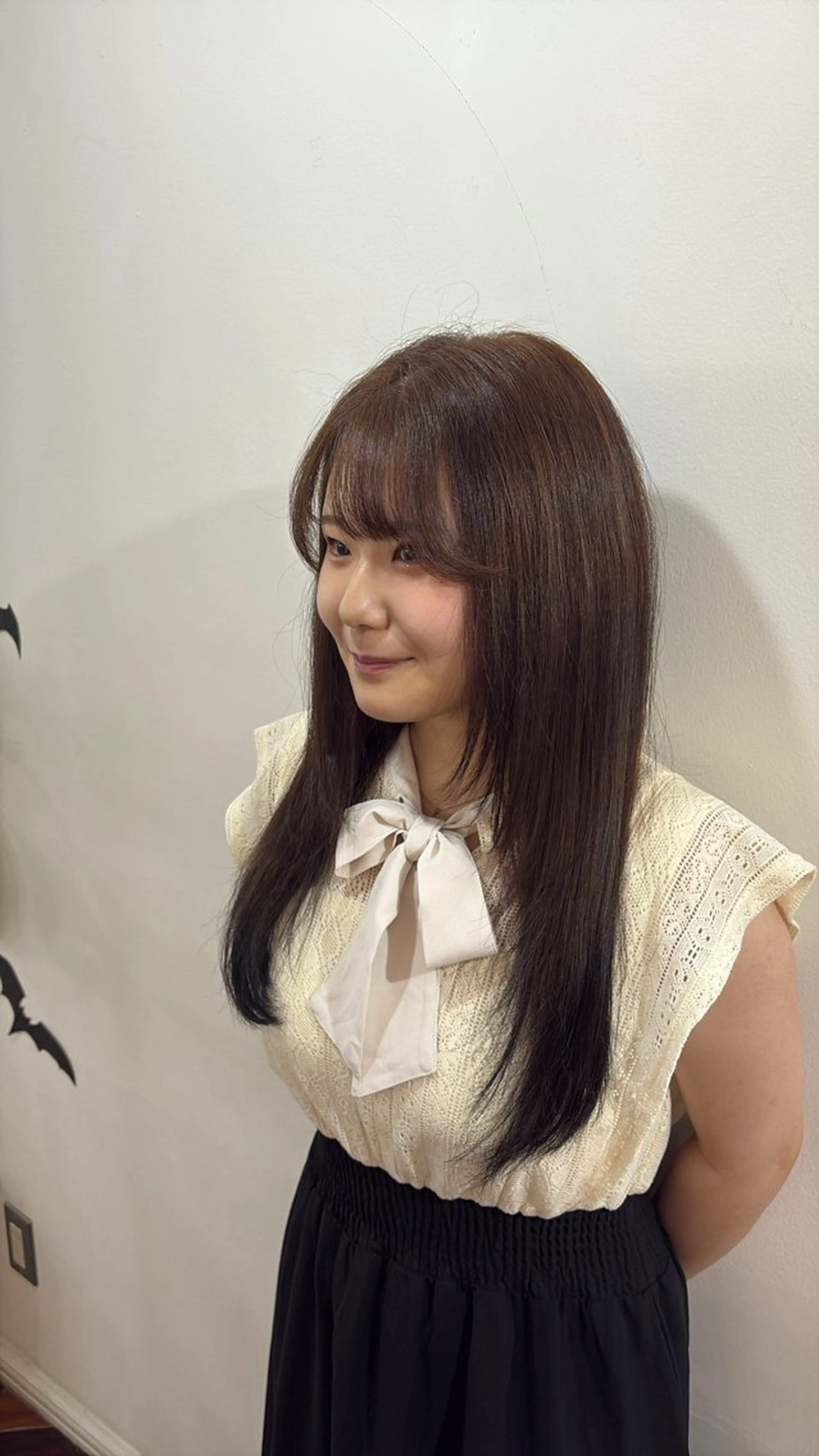 セミロング ヘアカラー mopa yuiのヘアスタイル