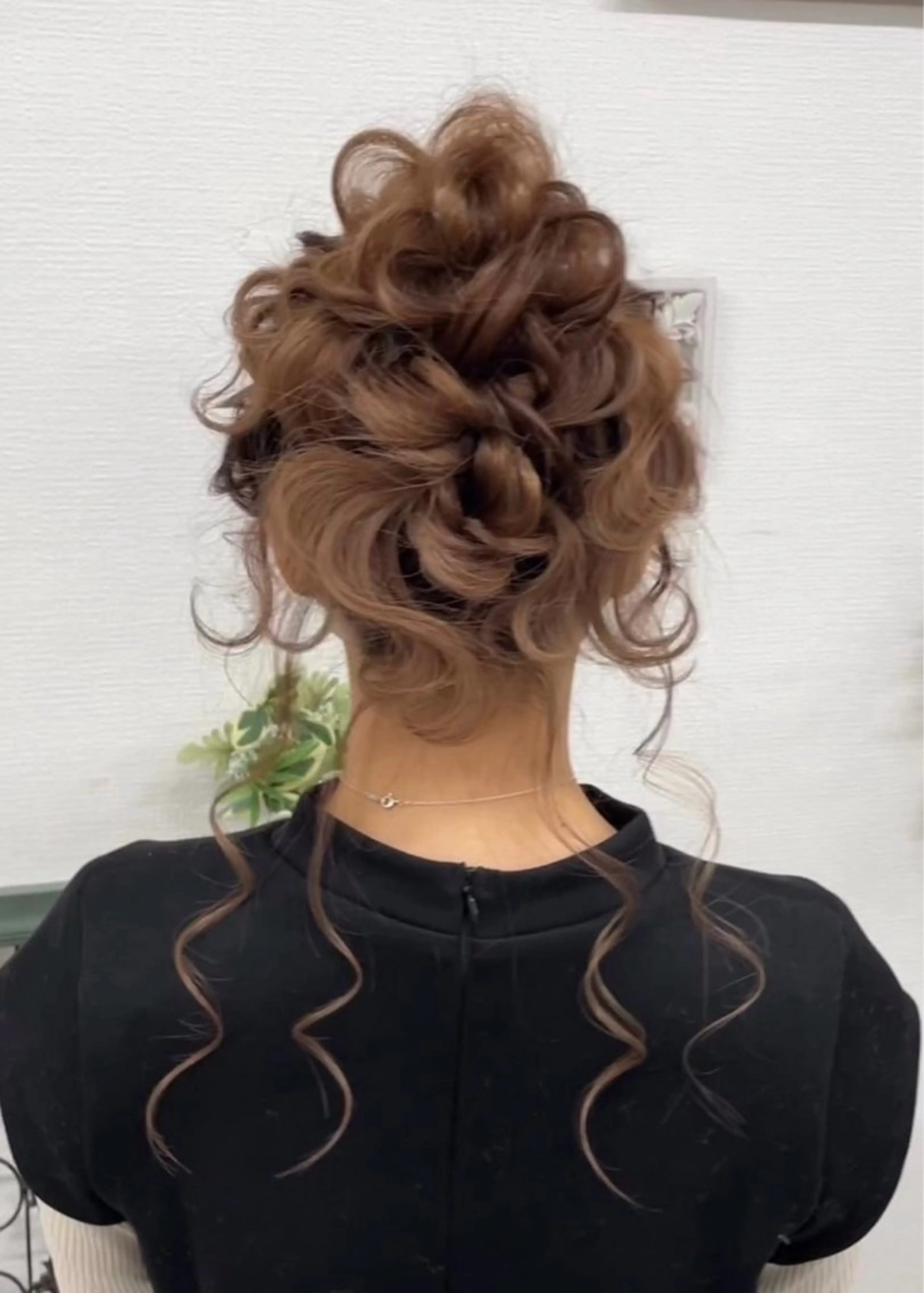 セミロング ともや/ヘアセット/ ヘアメ/ヘアアレンジのヘアスタイル