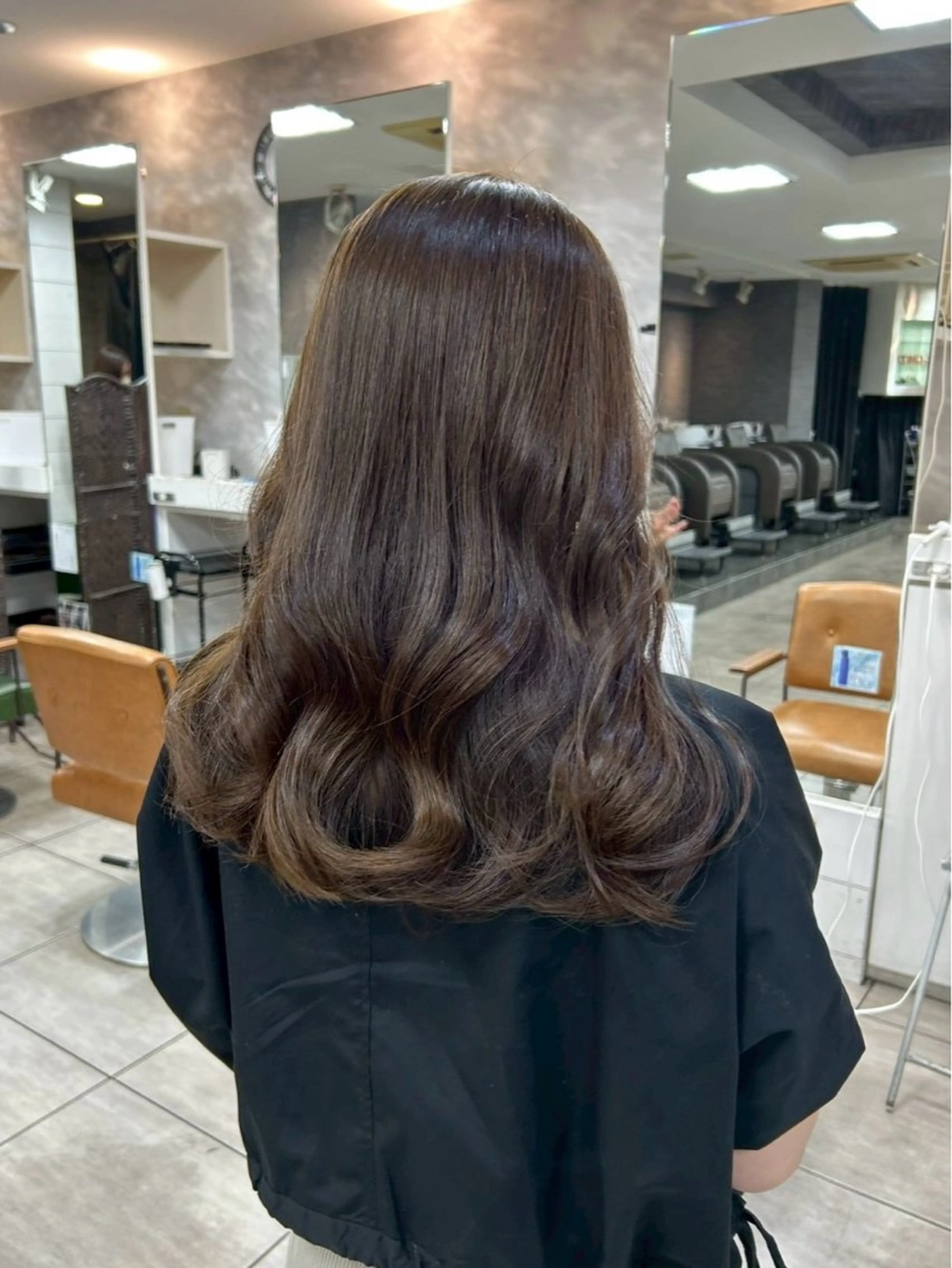 カラー ハイトーンカラー✨ 慶田玲和のヘアスタイル