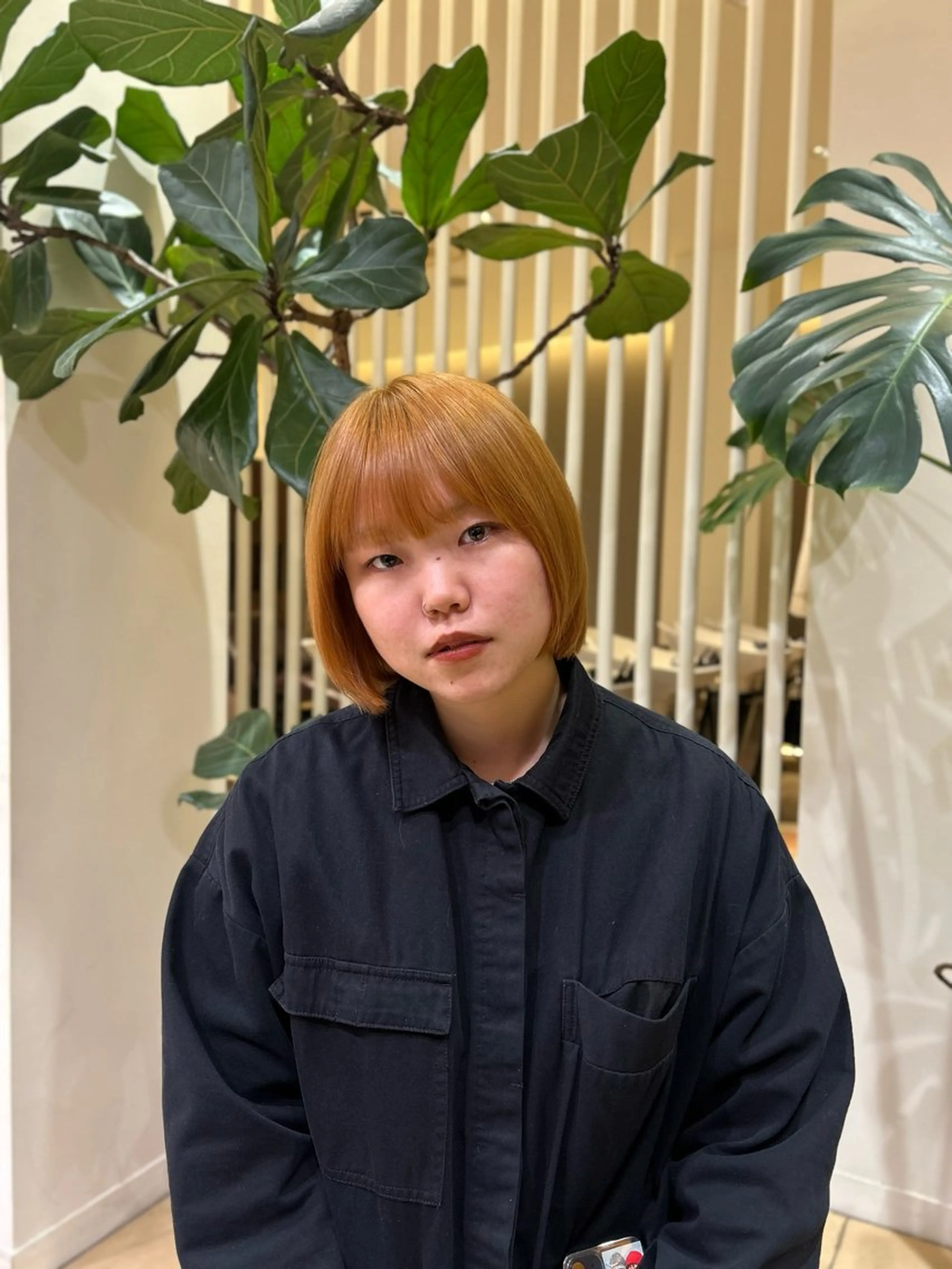 ショート カラー 佐々木 萌衣/ 髪質改善/つやカラーのヘアスタイル