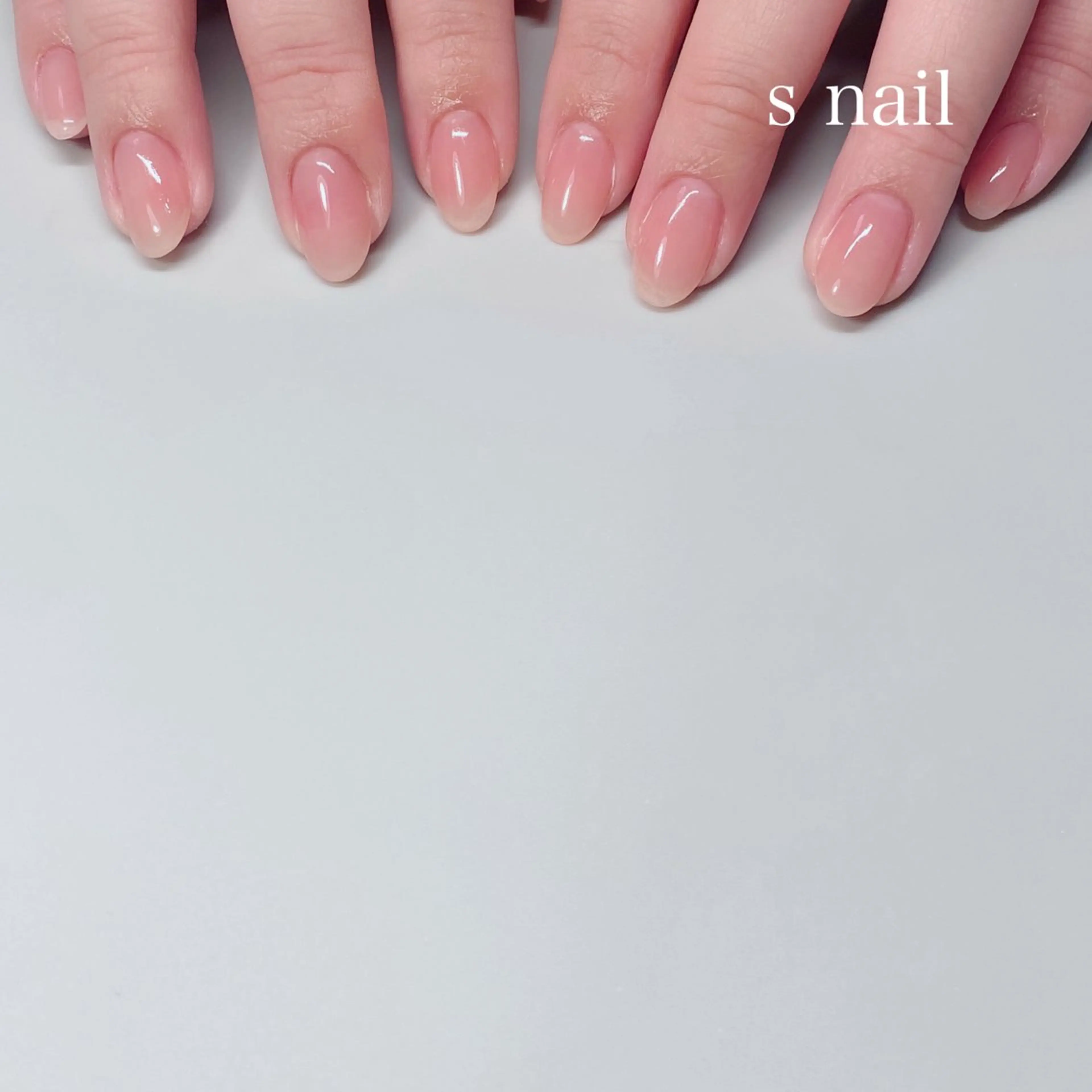 ネイル ワンカラーネイル ハンドネイル フットネイル s nail さとよしみゆきのネイルデザイン