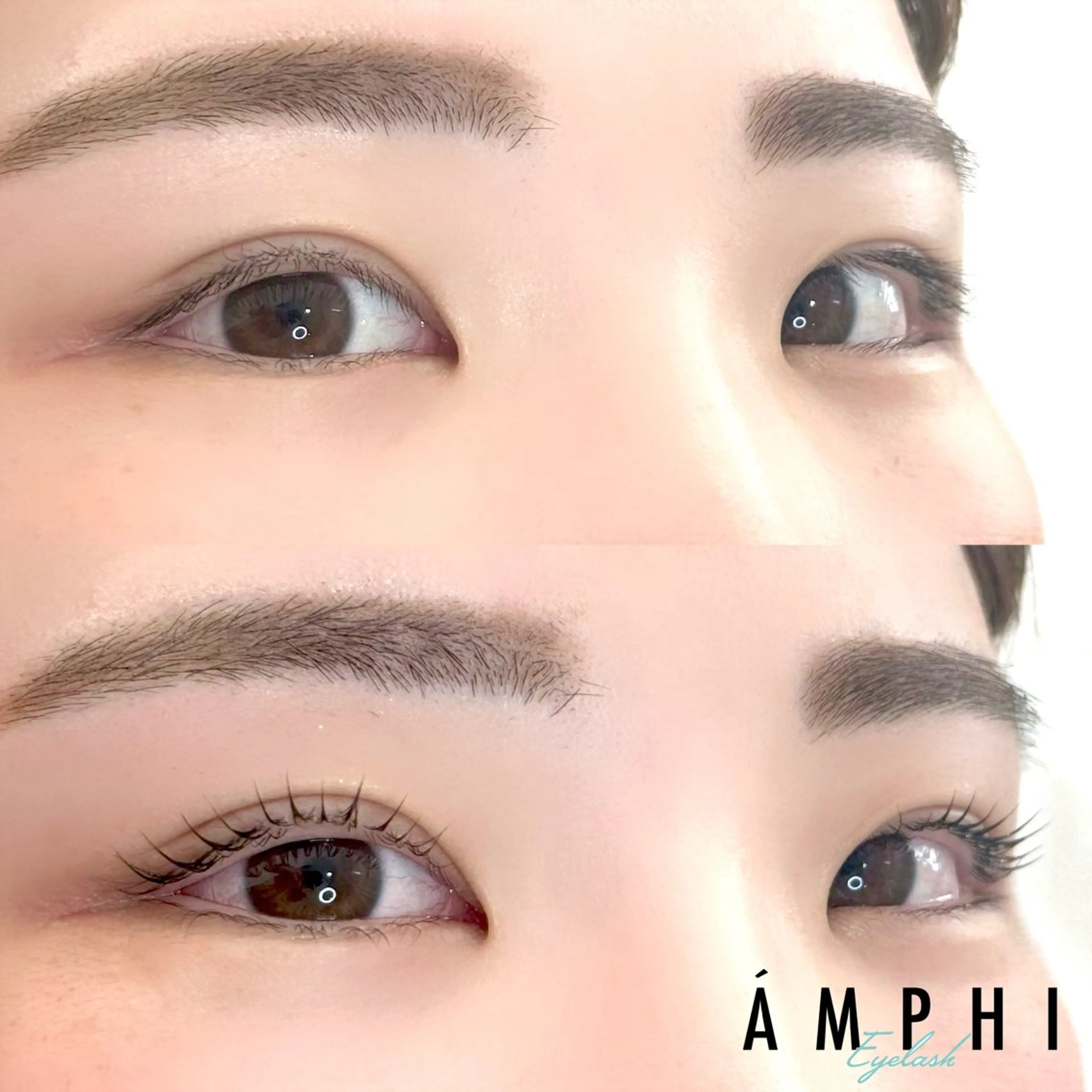 マツエク・マツパ 一重×まつ毛パーマ マツパ AMPHITOKYO 鈴木愛理の眉毛・アイブロウイメージ