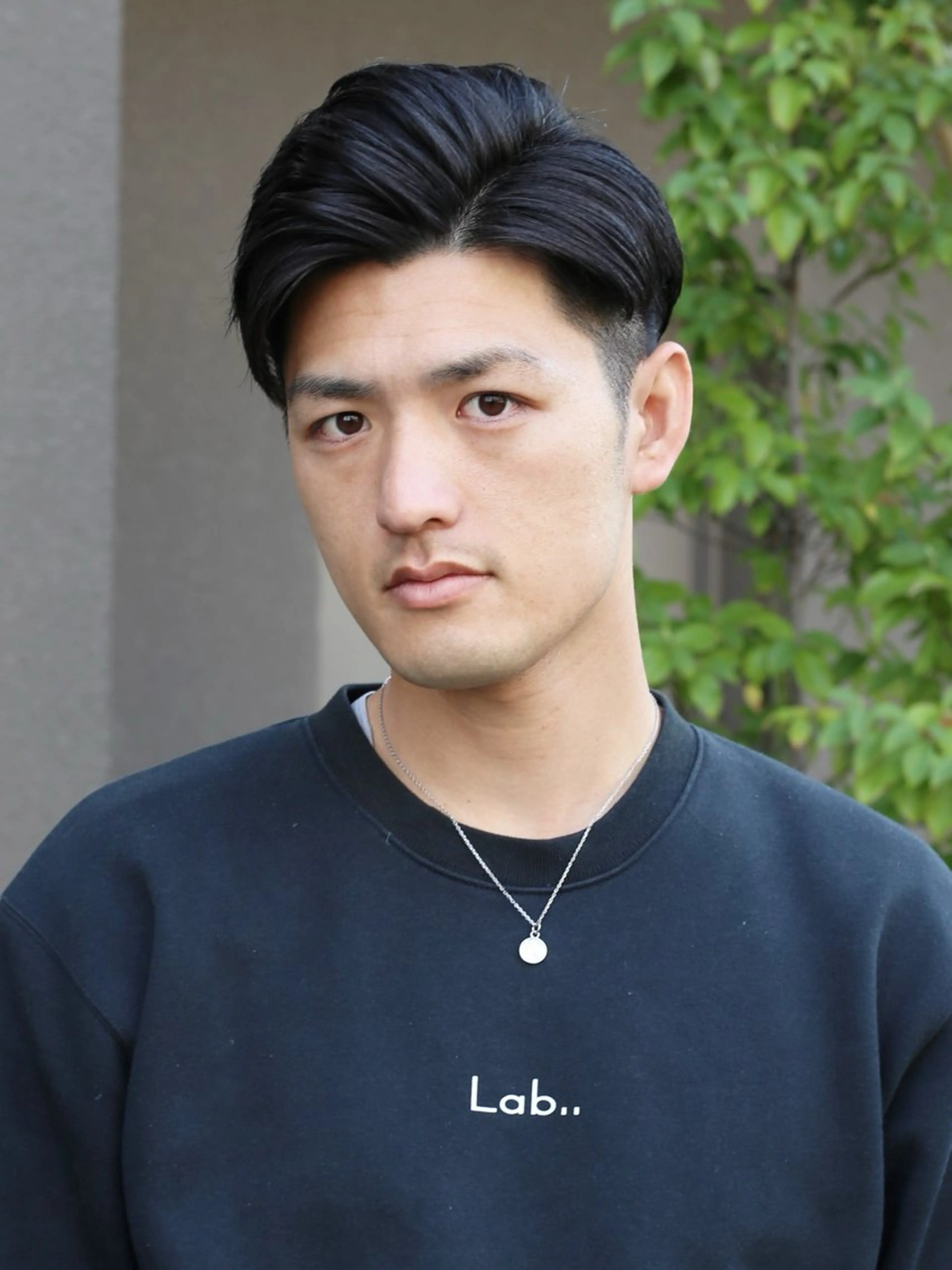 ショート メンズ シミズ リキのヘアスタイル