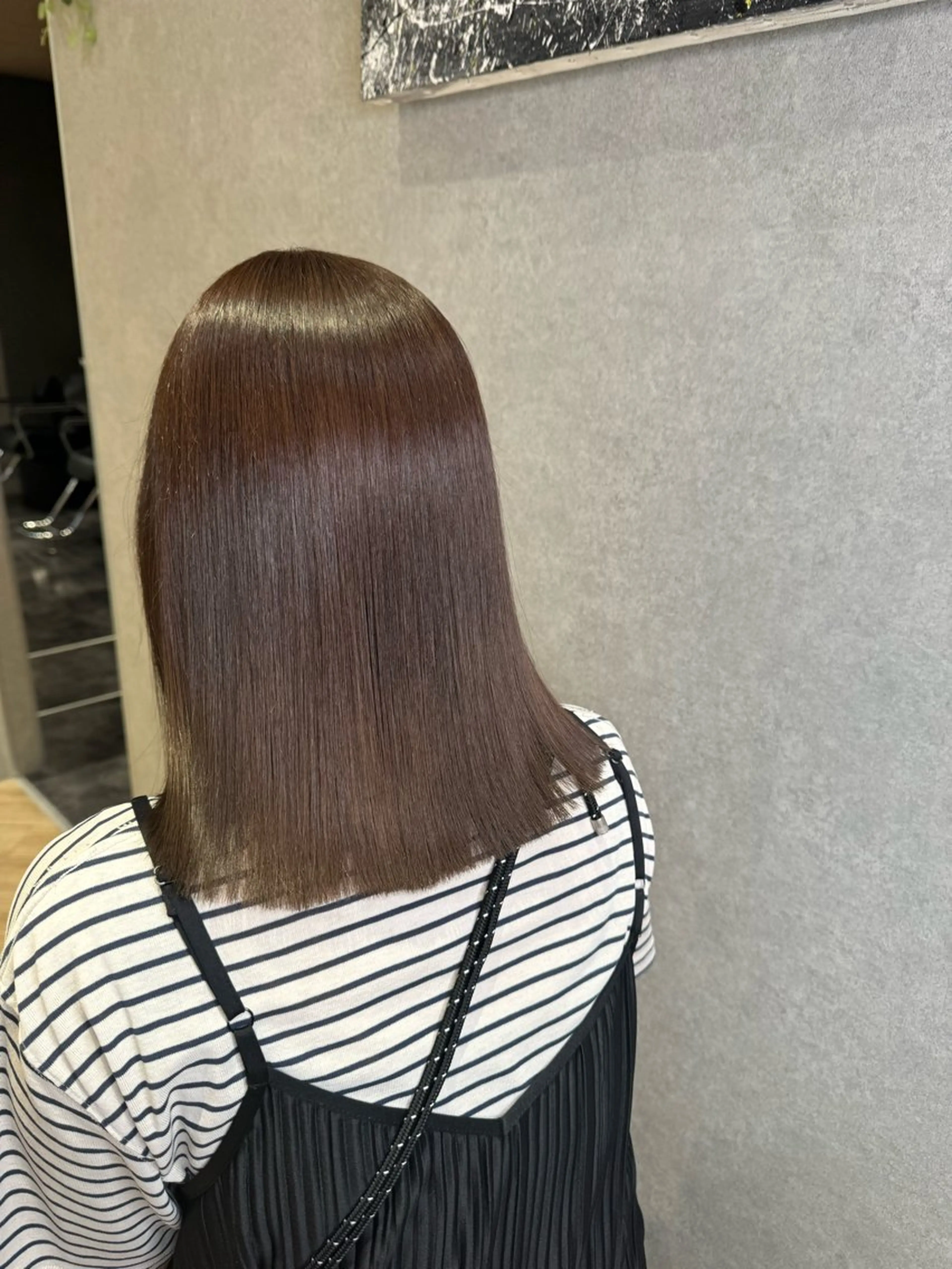 カラー 髪質改善 カット ヘアカラー トリートメント 堀結香/顔まわり レイヤー/蒲生四丁目のヘアスタイル