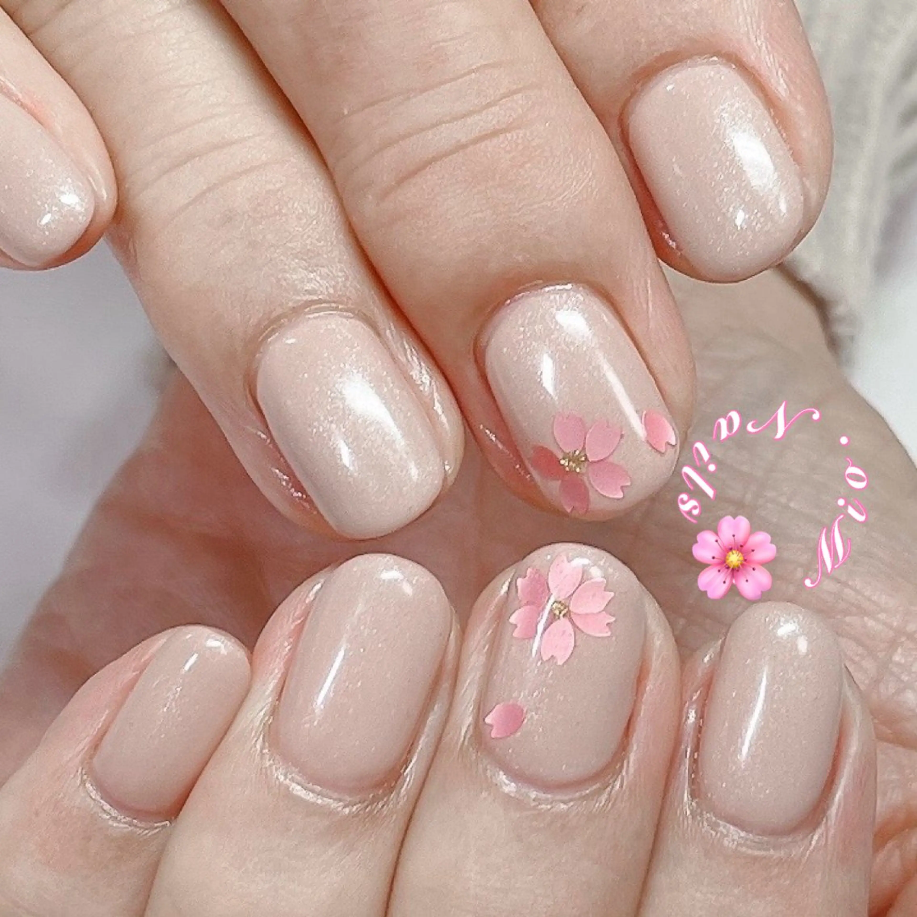 ネイル アートネイル ジェルネイル ワンカラーネイル .Nails Mio 赤羽西ネイルサロンのネイルデザイン