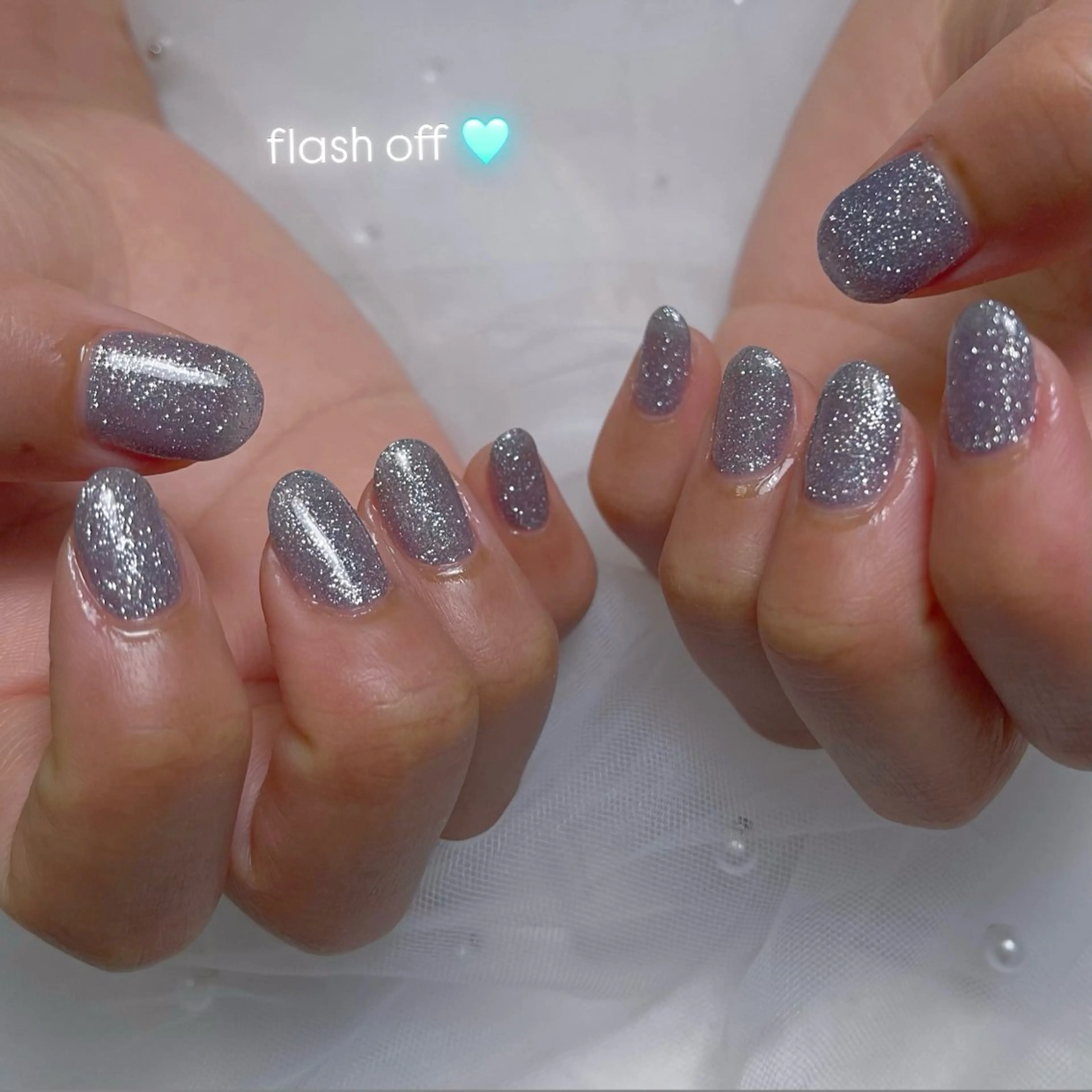 ネイル 長さ出し フラッシュネイル 韓国ネイル マグネットネイル ワンカラーネイル ハンドネイル RE SALONのネイルデザイン